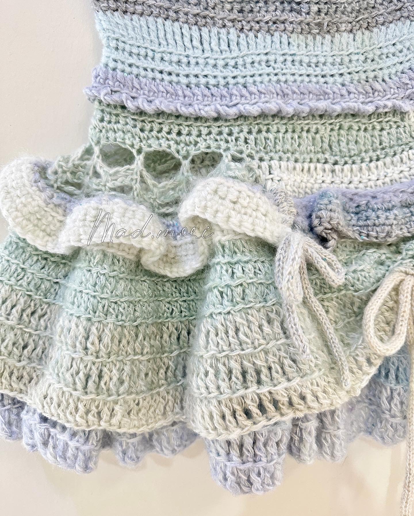 Fairy Layered mini Skirt 「Baby Blue color」