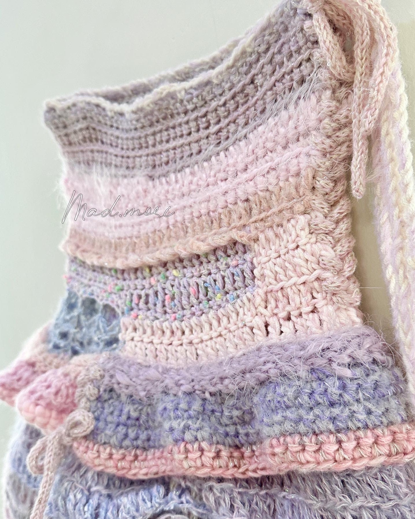 Fairy Layered mini Skirt 「Pastel purple/pink color」