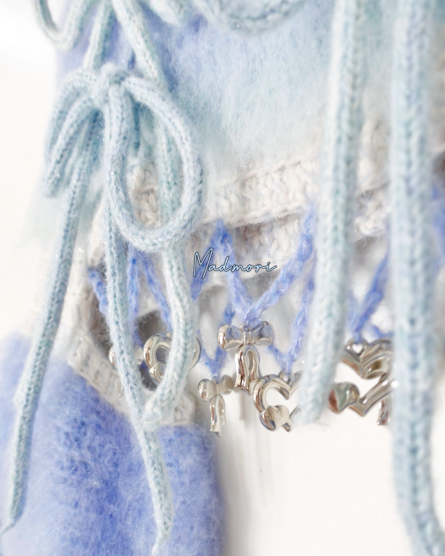 Madmori Ballet Ribbon Sleeves「Blue color」