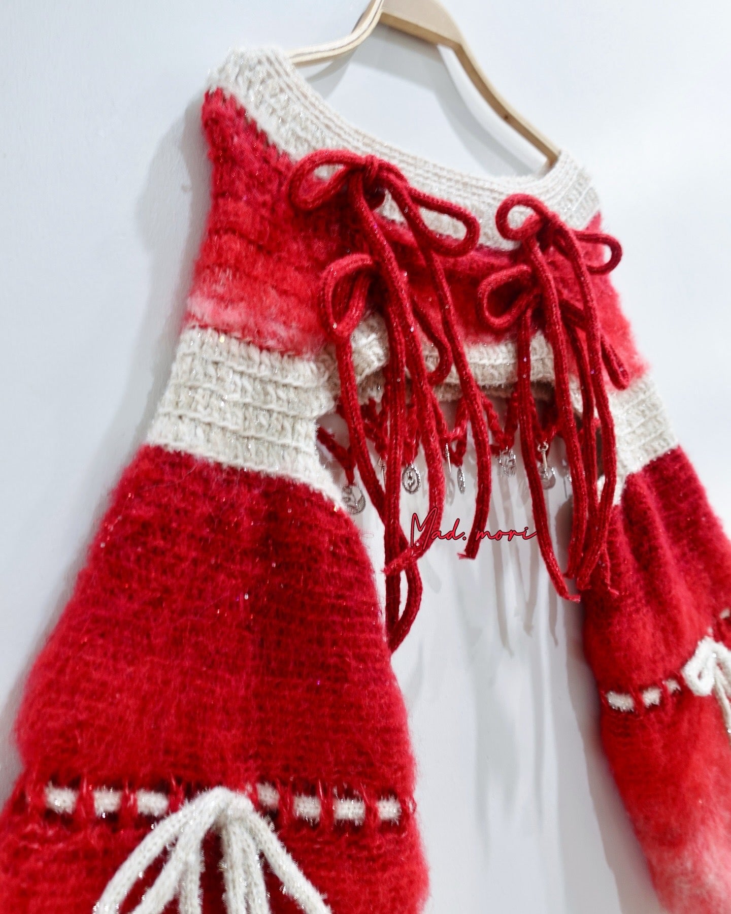 Madmori Ballet Ribbon Sleeves「Red Jellyfish」