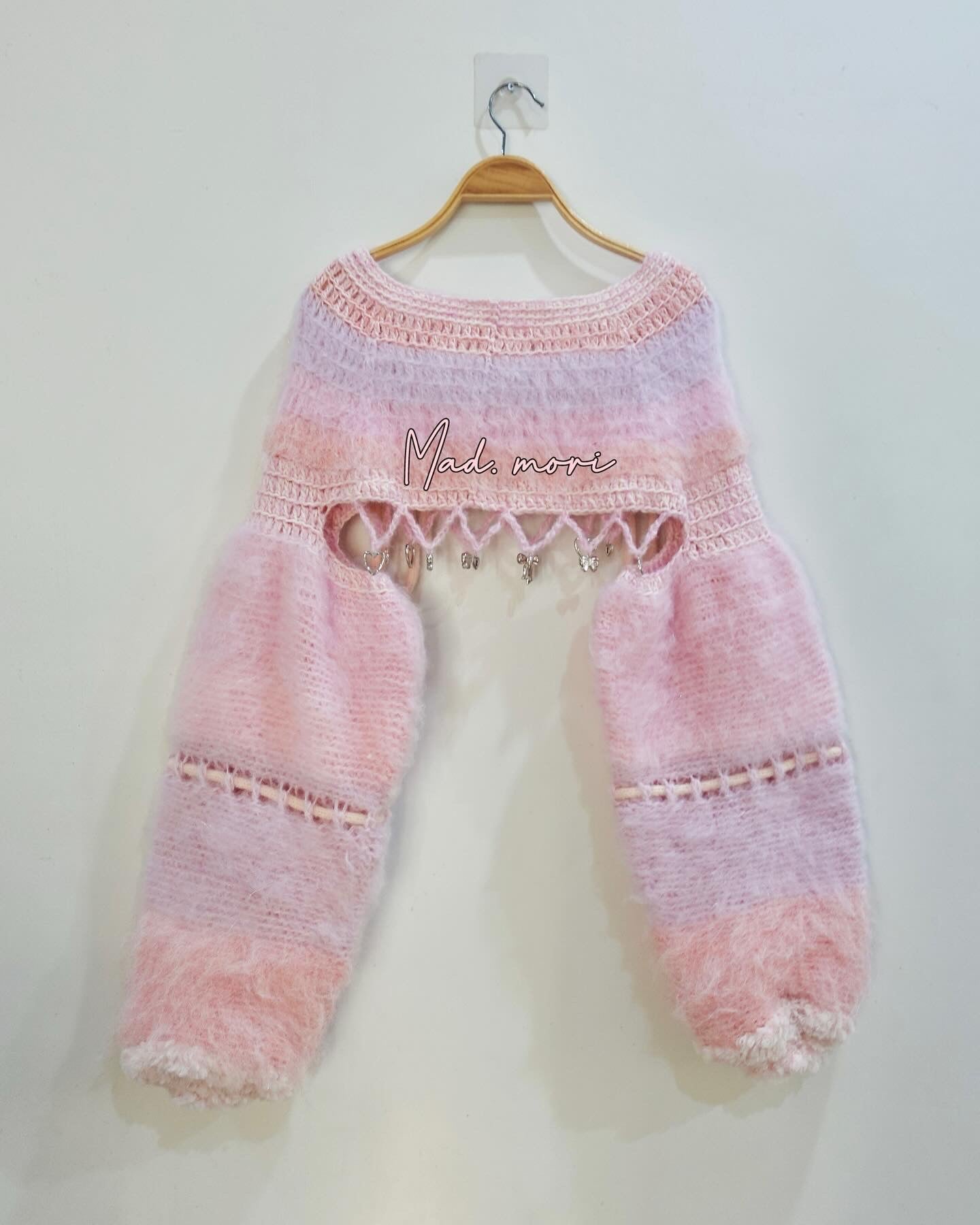 Madmori Ballet Ribbon Sleeves「Pink color