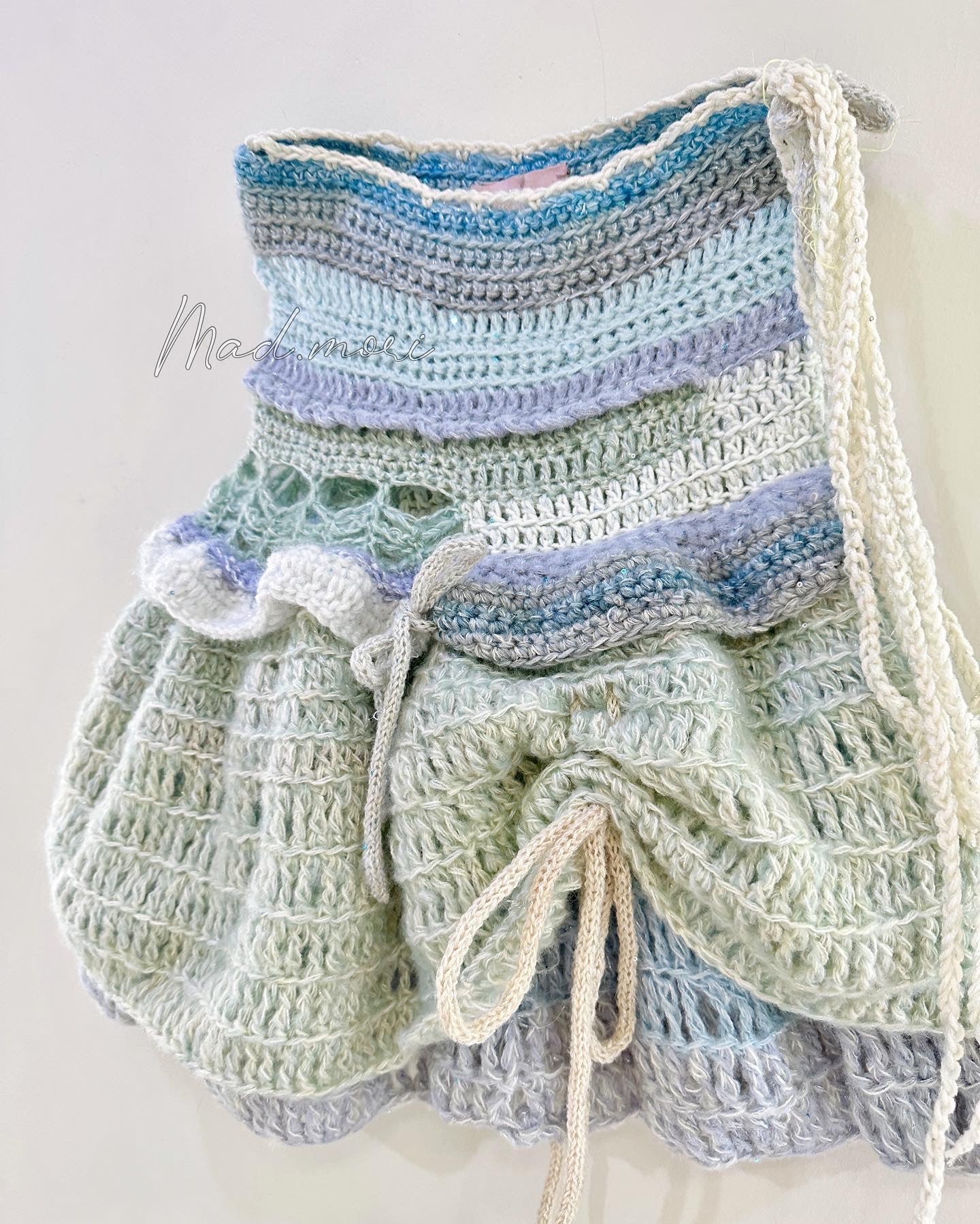 Fairy Layered mini Skirt 「Baby Blue color」