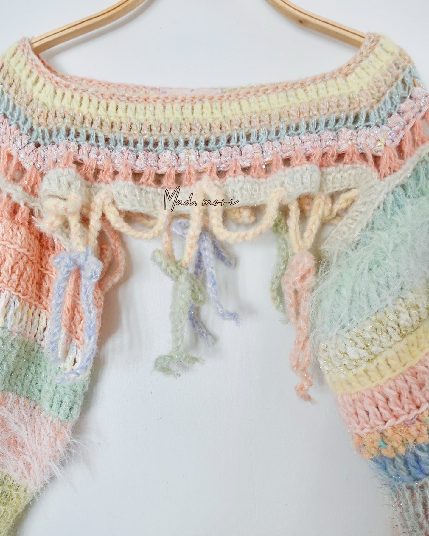 Madmori Baby pastel Ribbon Shrug Sleeves❀ ✿