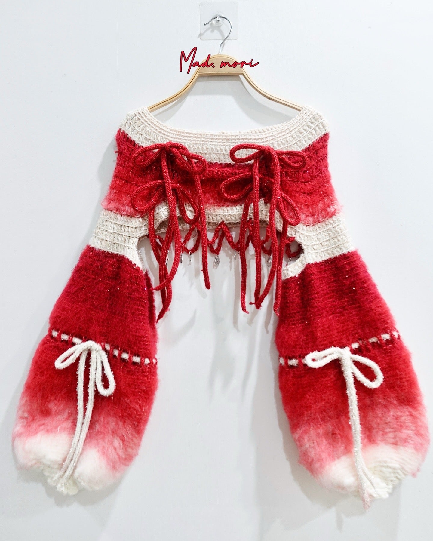 Madmori Ballet Ribbon Sleeves「Red Jellyfish」