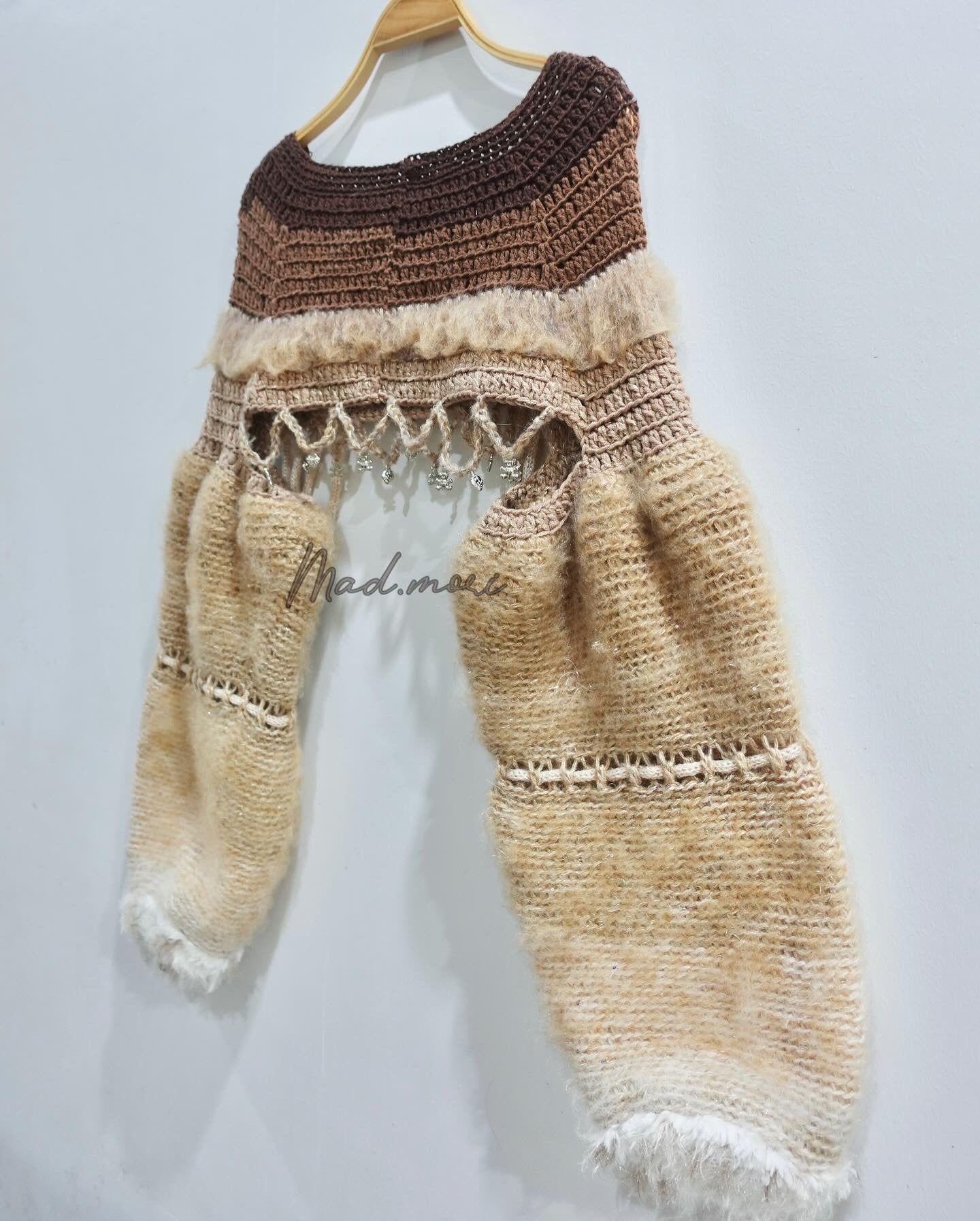 Madmori Ballet Ribbon Sleeves「Teddy Bear color」