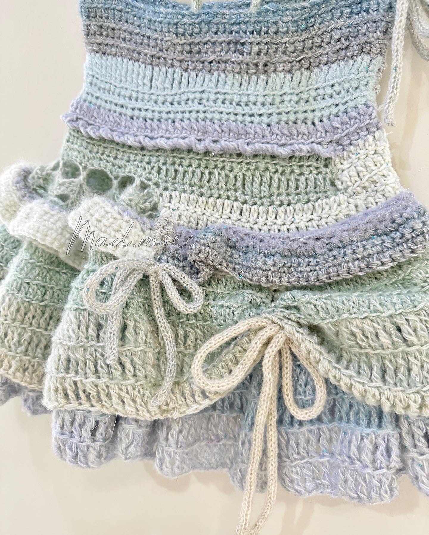 Fairy Layered mini Skirt 「Baby Blue color」