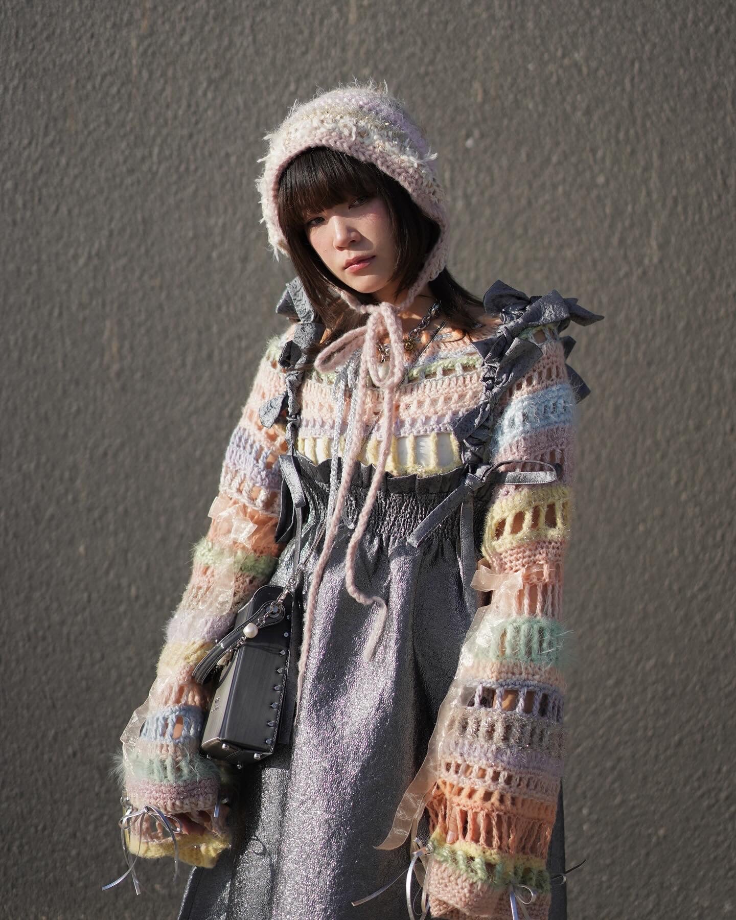Mad.mori bonnet ( vanilla sakura color )