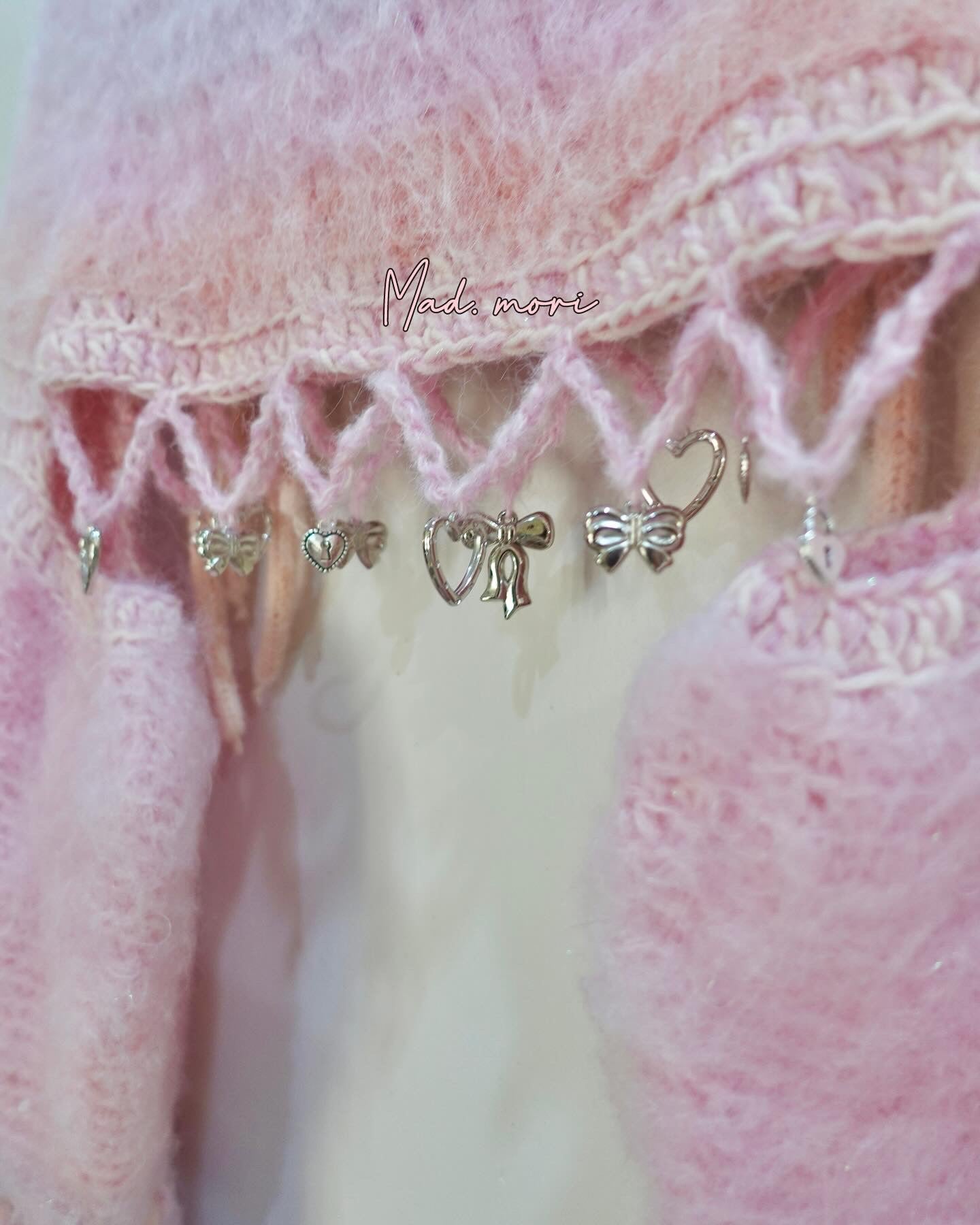 Madmori Ballet Ribbon Sleeves「Pink color