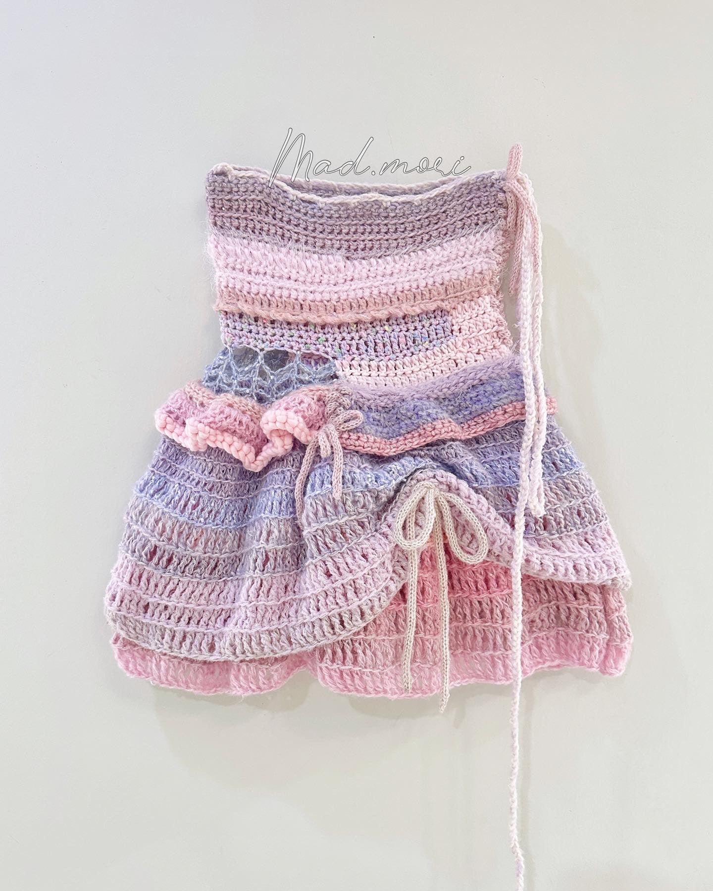 Fairy Layered mini Skirt 「Baby Blue color」