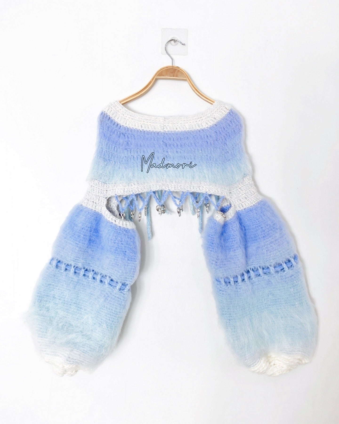 Madmori Ballet Ribbon Sleeves「Blue color」