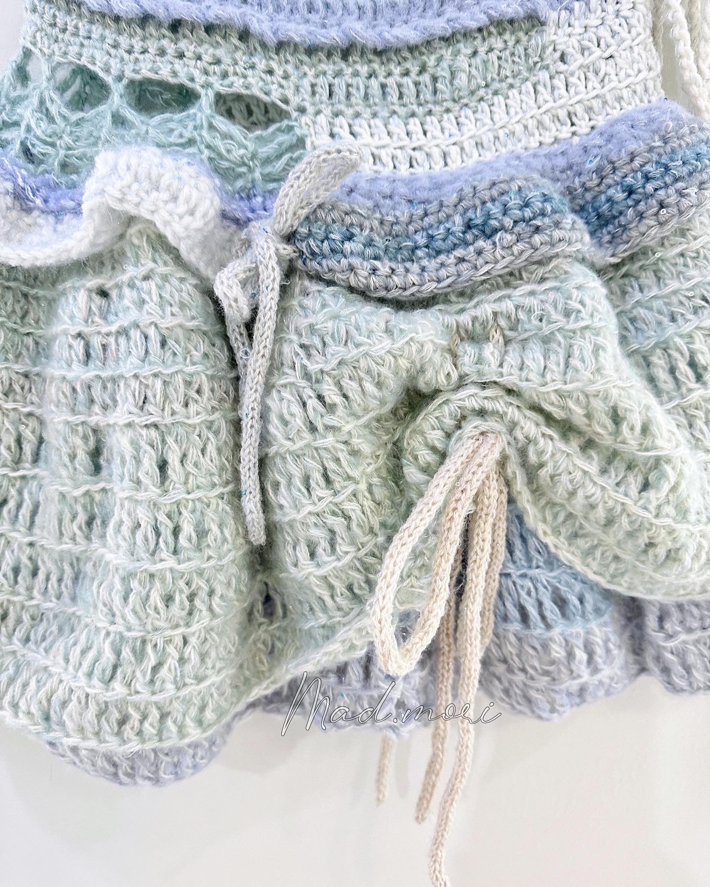 Fairy Layered mini Skirt 「Baby Blue color」