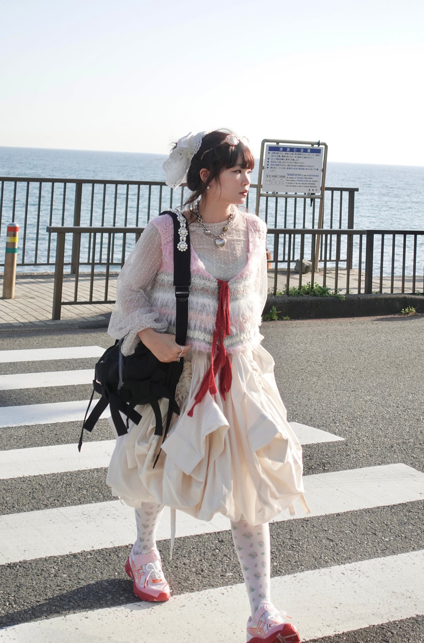 Strawberry shortcake ribbon Vest