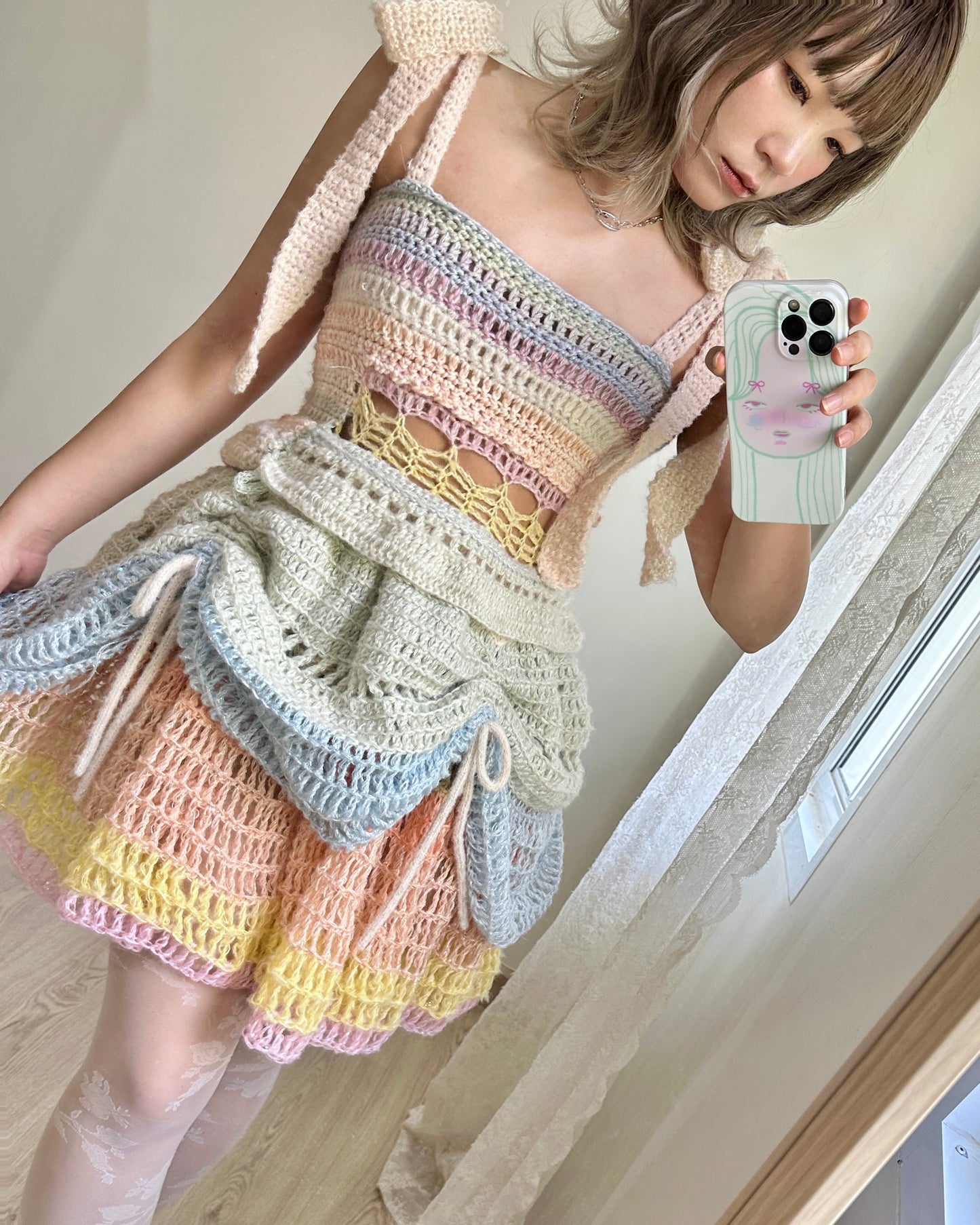 Fairy Layered Dress 「 Rainbow color」
