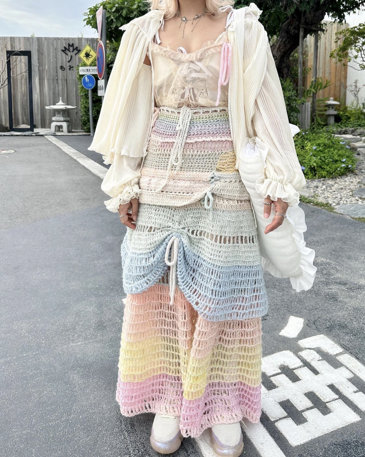 Fairy Layered Skirt 「Ivory / cream color」