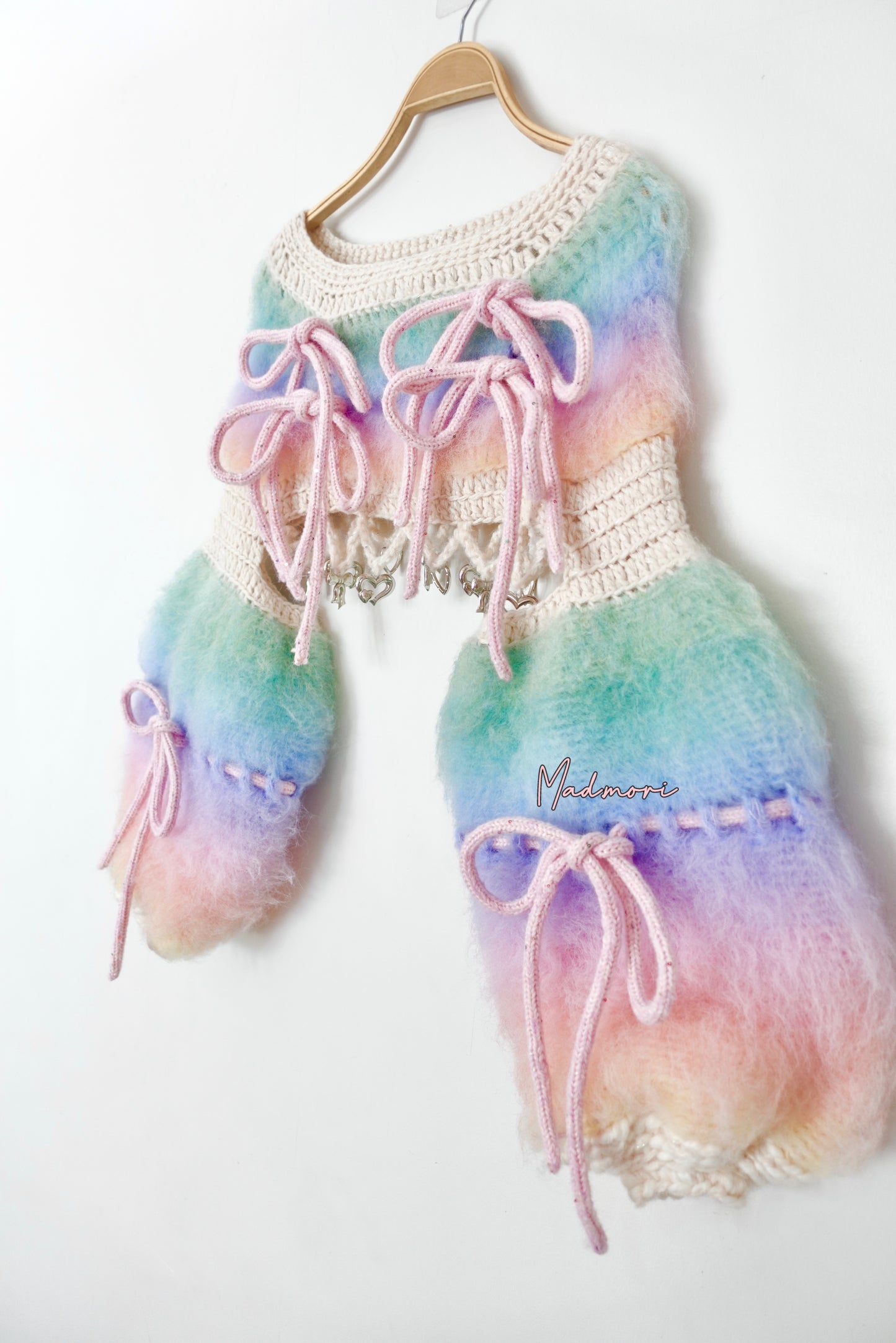 Madmori Ballet Ribbon Sleeves「Rainbow color」