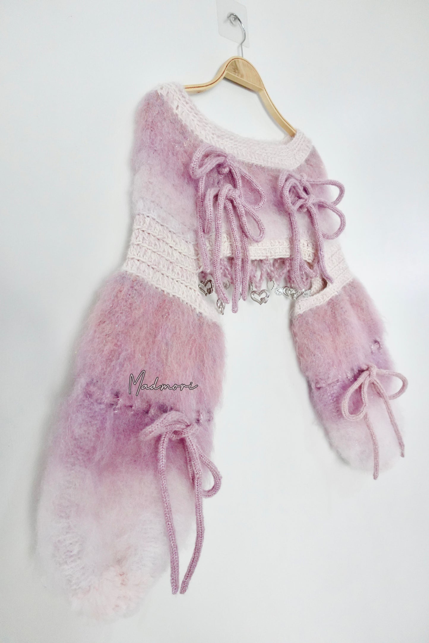 Madmori Ballet Ribbon Sleeves「 Lupine color」