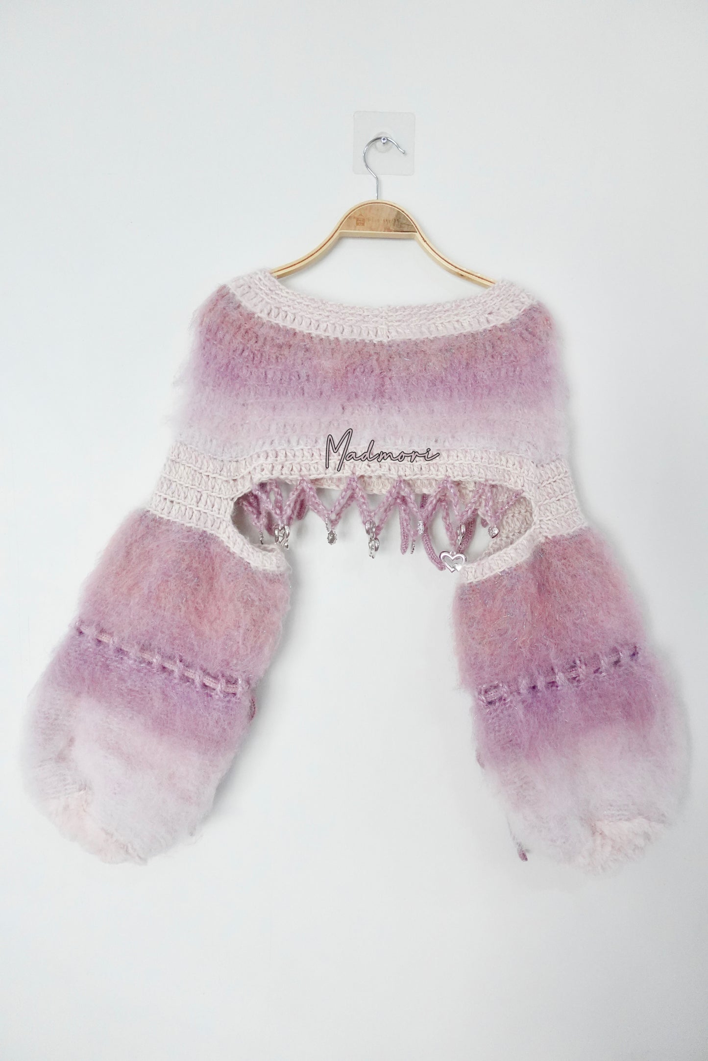 Madmori Ballet Ribbon Sleeves「 Lupine color」