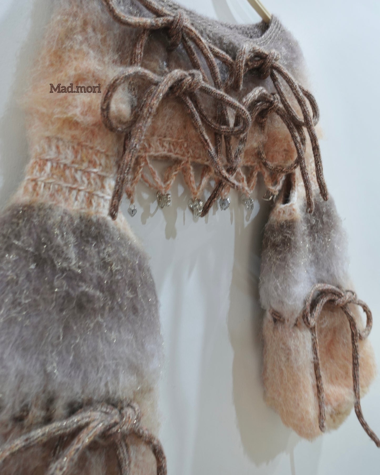 Madmori Ballet Ribbon Sleeves「Mocha Mousse x Hot Cocoa x Caramel color」