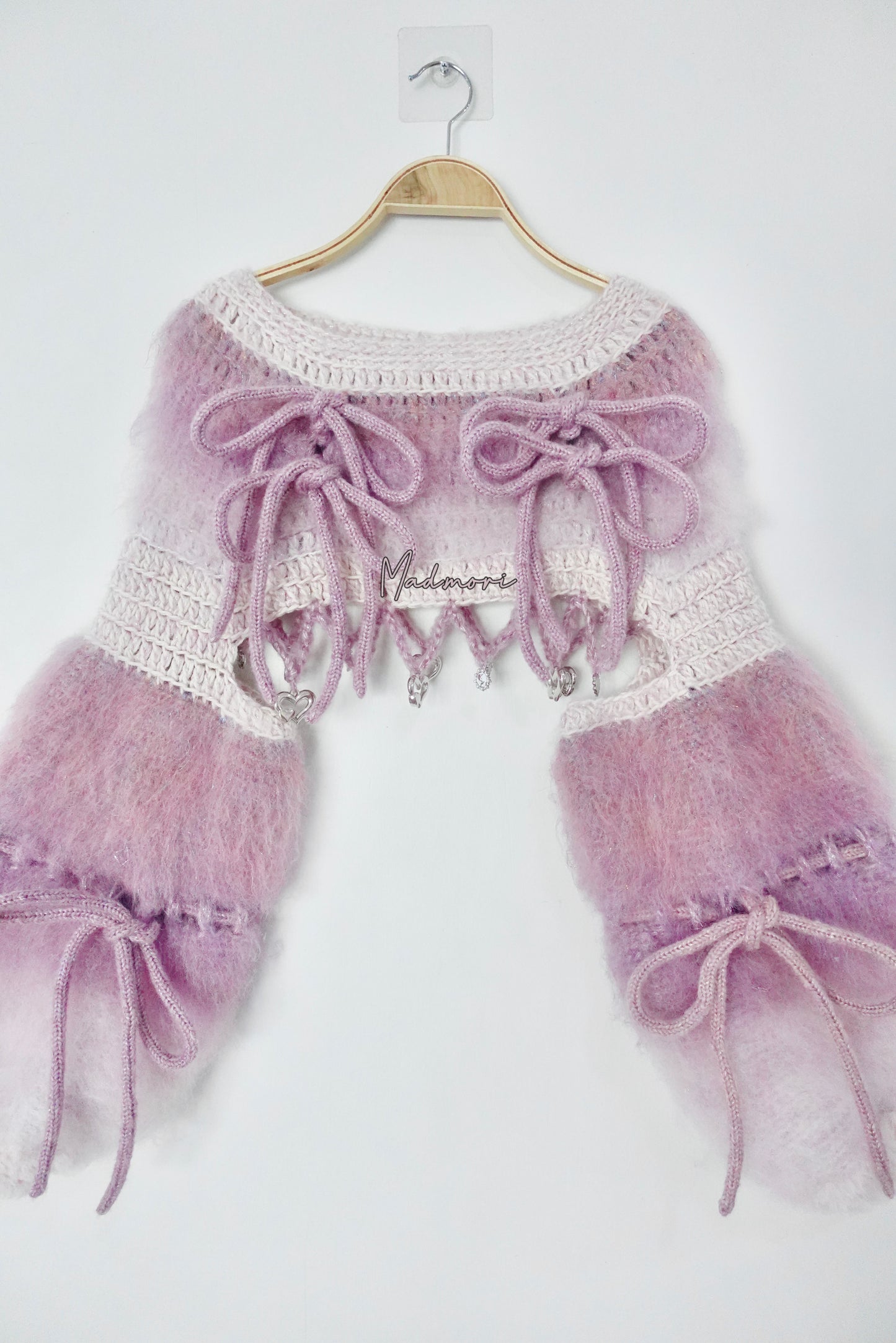 Madmori Ballet Ribbon Sleeves「 Lupine color」
