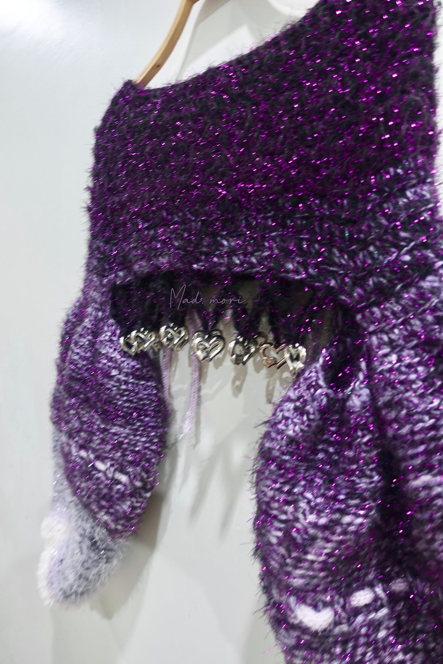 Madmori Ballet Ribbon Sleeves「Magic Deep Purple Color」