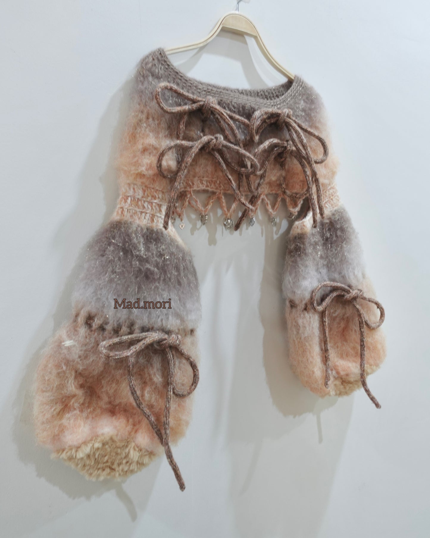 Madmori Ballet Ribbon Sleeves「Mocha Mousse x Hot Cocoa x Caramel color」