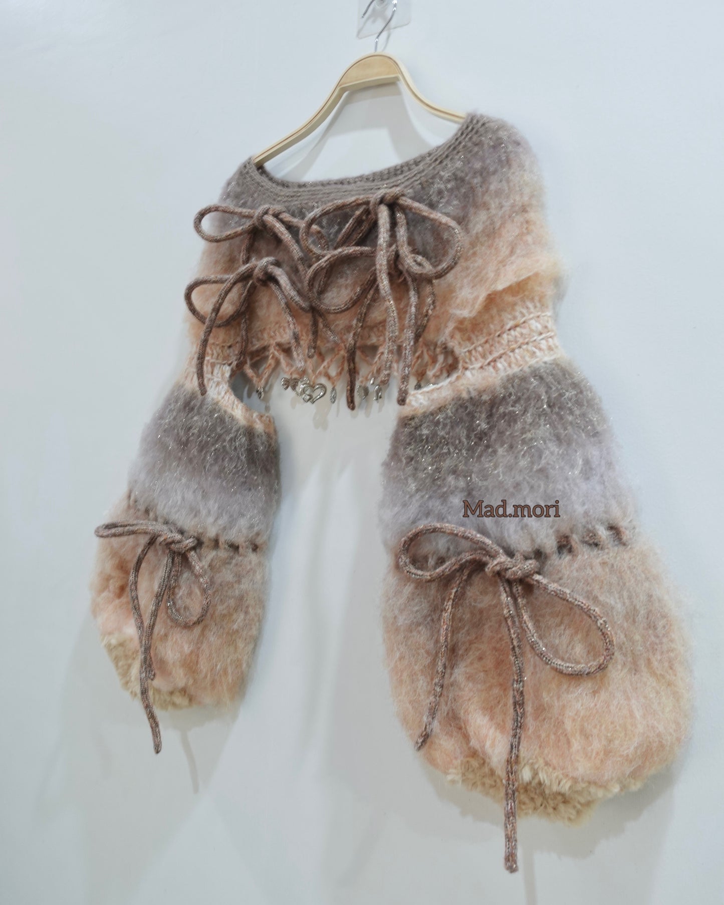 Madmori Ballet Ribbon Sleeves「Mocha Mousse x Hot Cocoa x Caramel color」