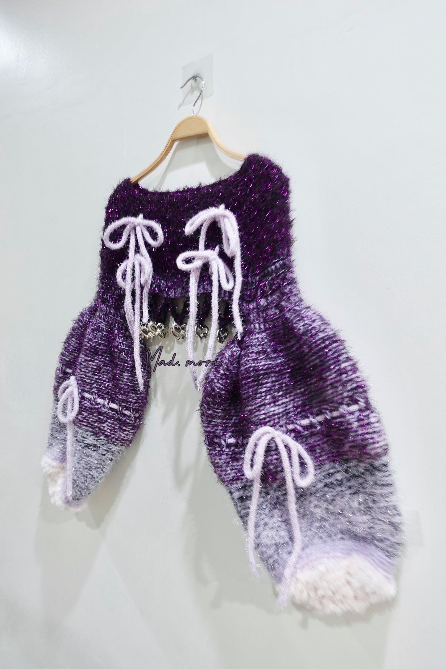 Madmori Ballet Ribbon Sleeves「Magic Deep Purple Color」
