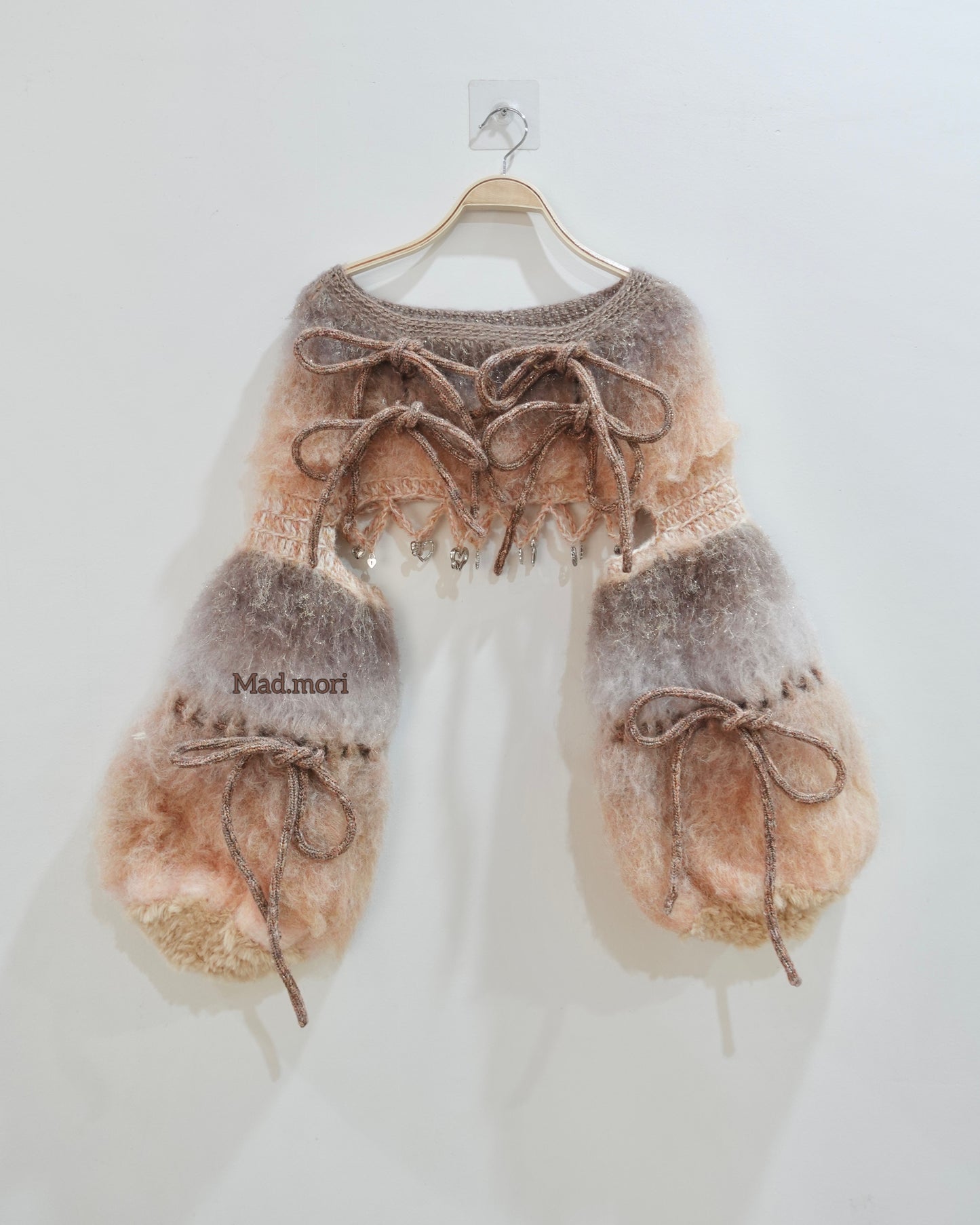 Madmori Ballet Ribbon Sleeves「Mocha Mousse x Hot Cocoa x Caramel color」