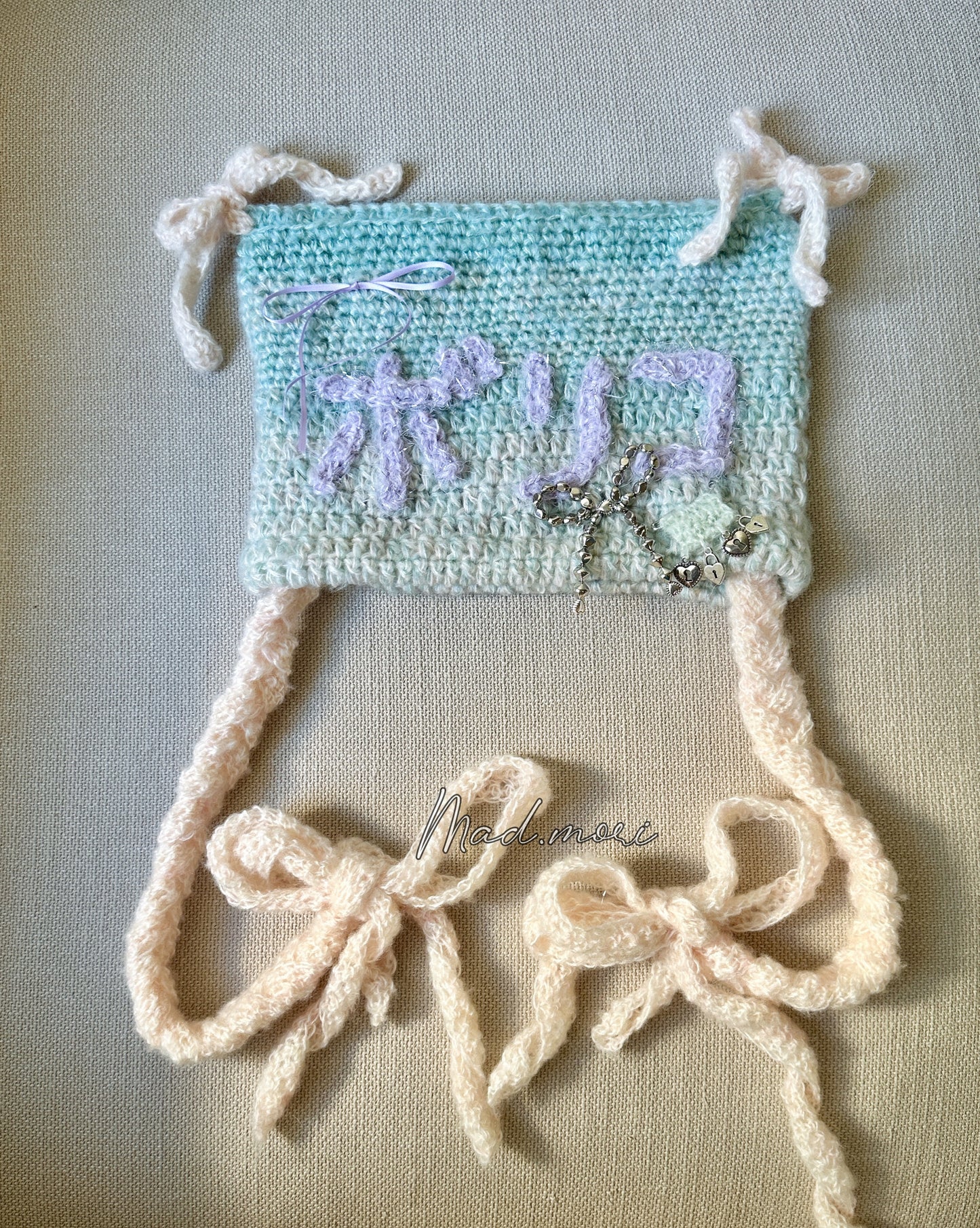 Madmori Baby Cat Ear Beanie「Blue Purple color」