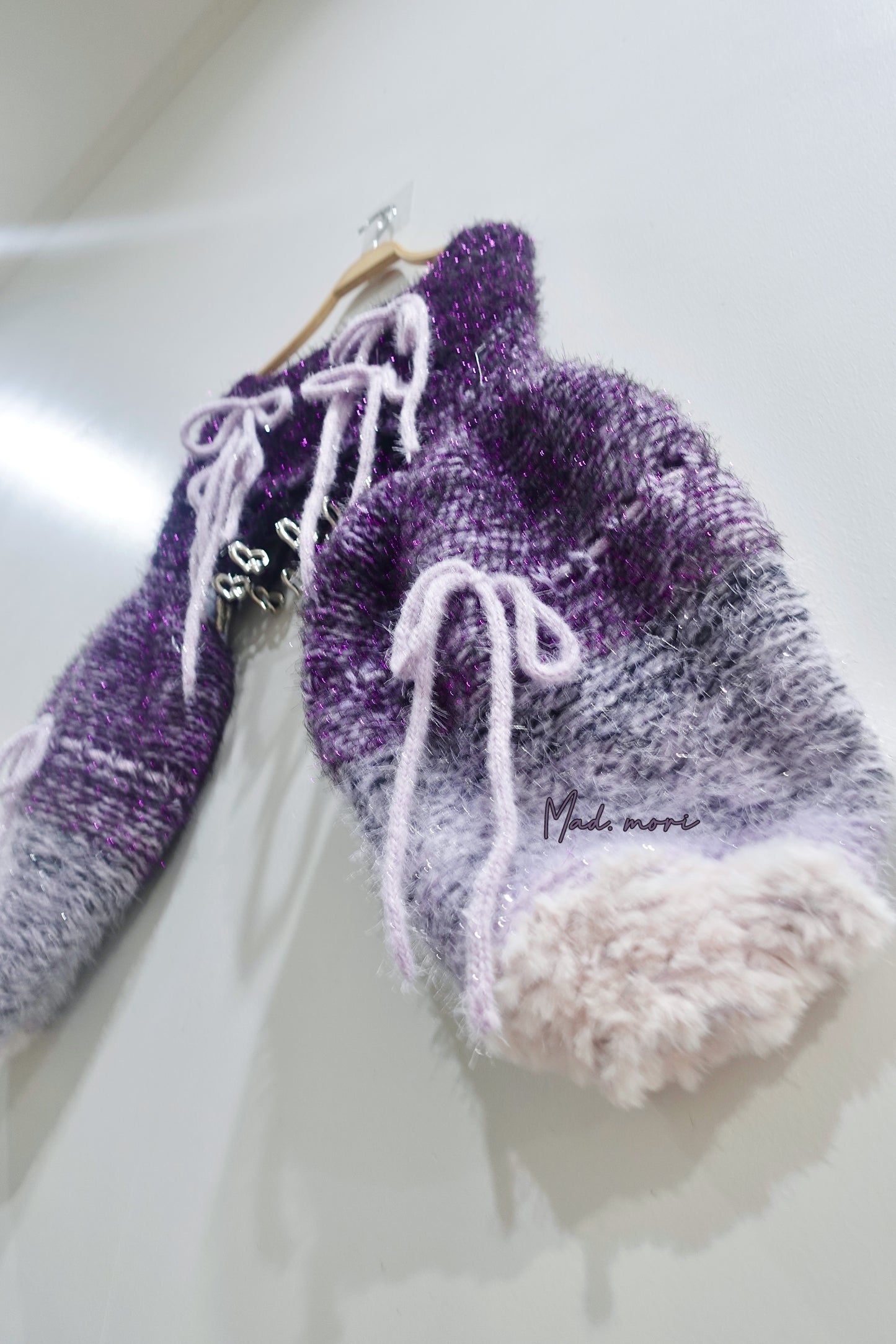 Madmori Ballet Ribbon Sleeves「Magic Deep Purple Color」