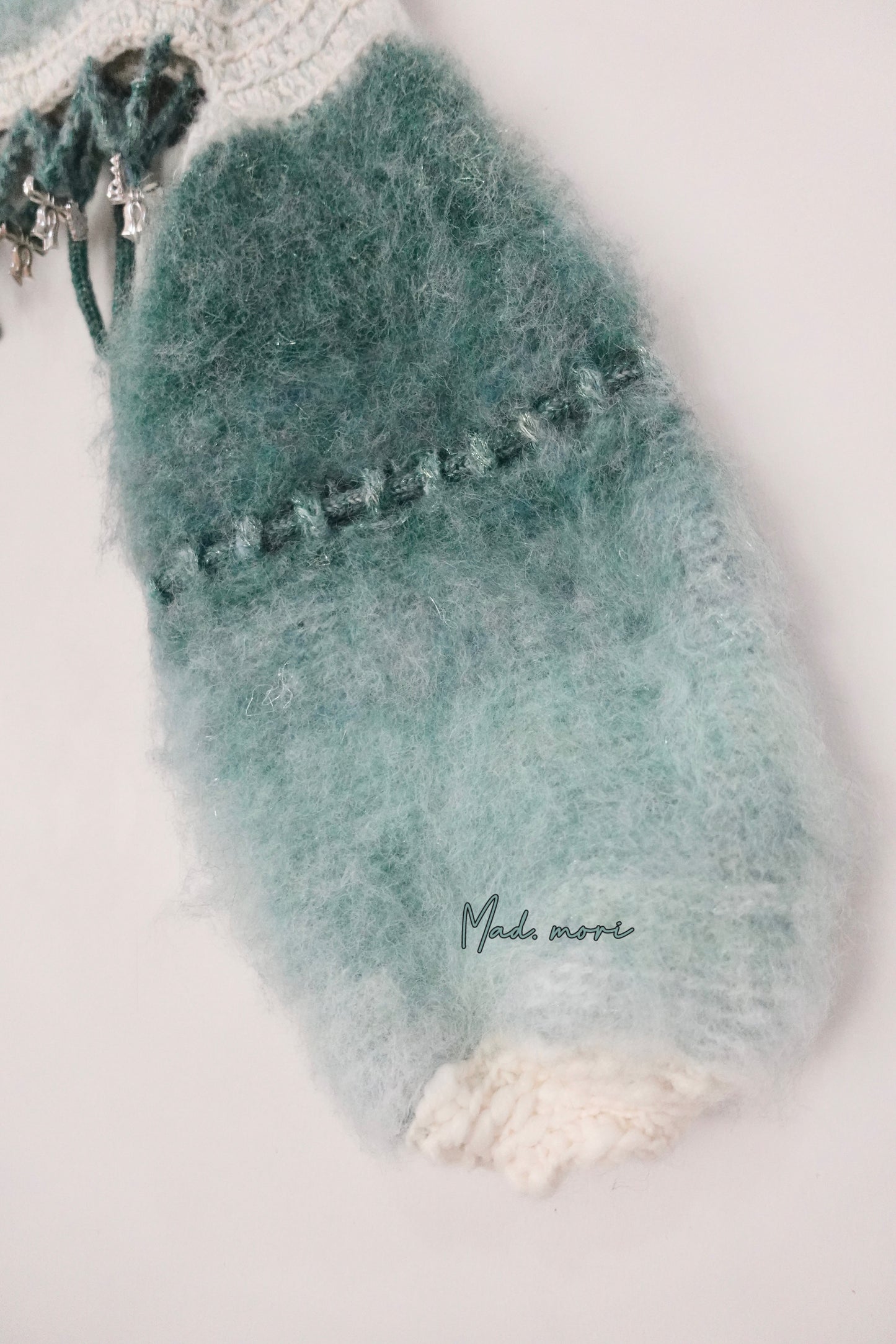 Madmori Ballet Ribbon Sleeves「 Bottle Green」