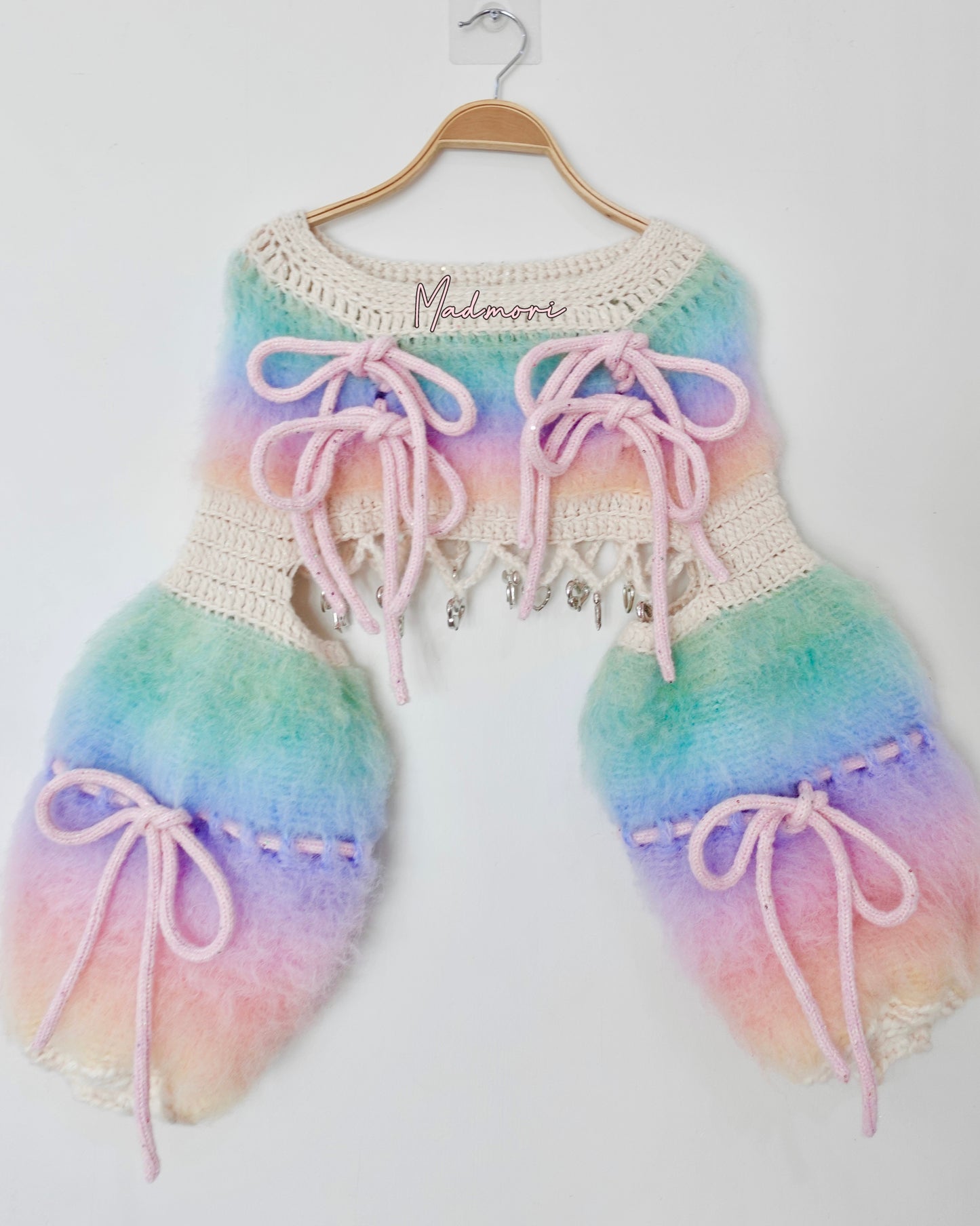 Madmori Ballet Ribbon Sleeves「Rainbow color」
