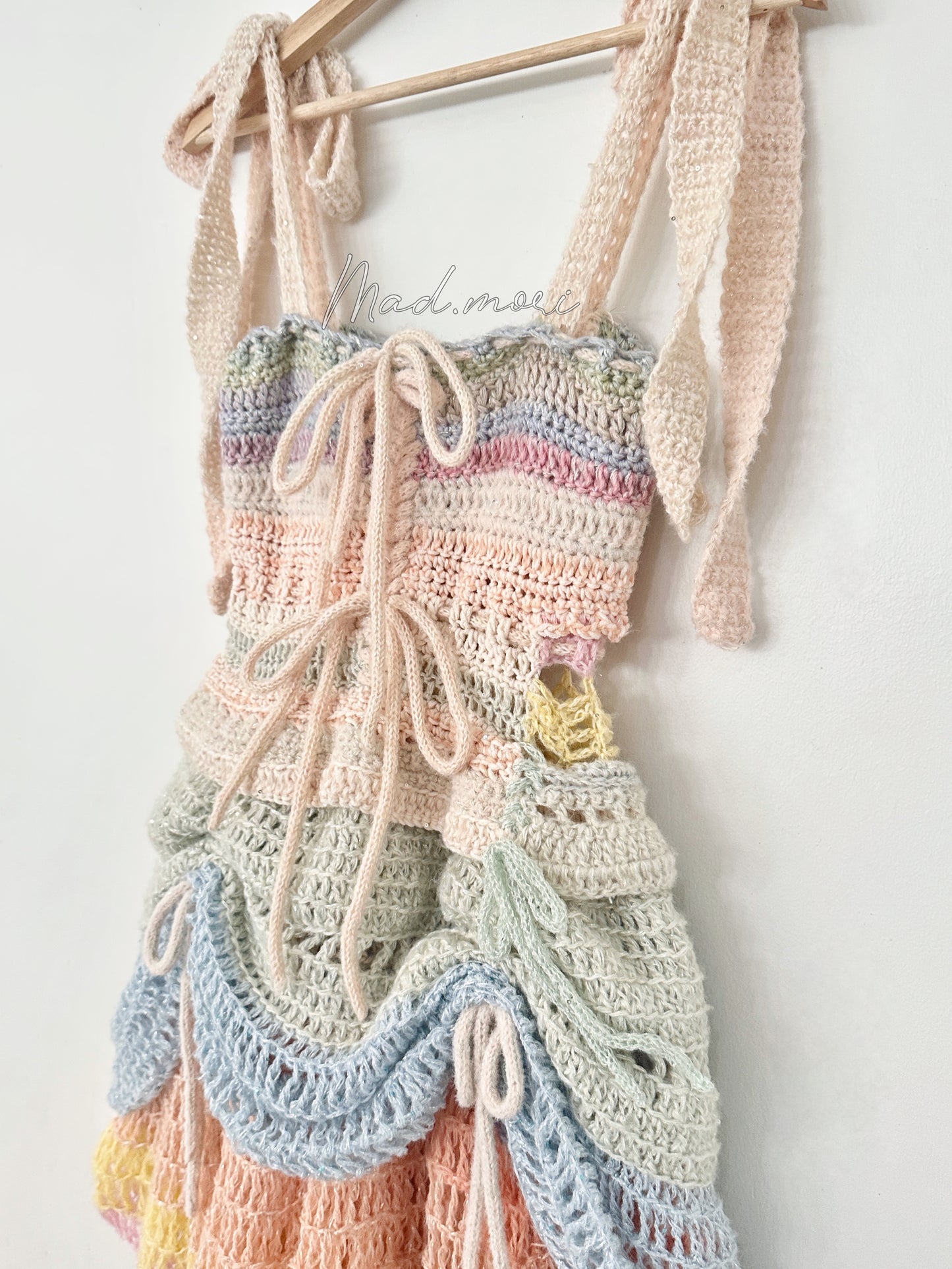 Fairy Layered Dress 「 Rainbow color」