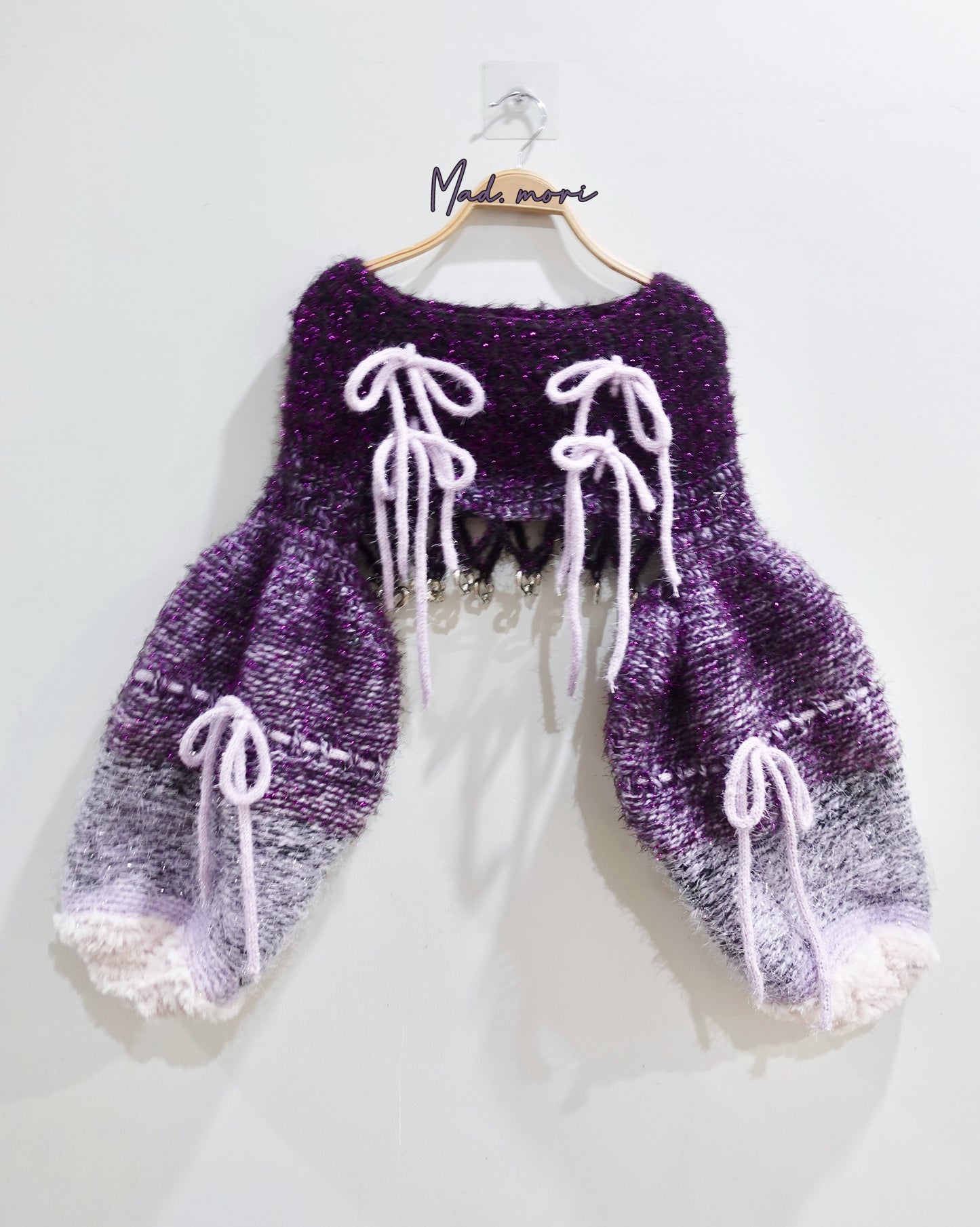 Madmori Ballet Ribbon Sleeves「Magic Deep Purple Color」