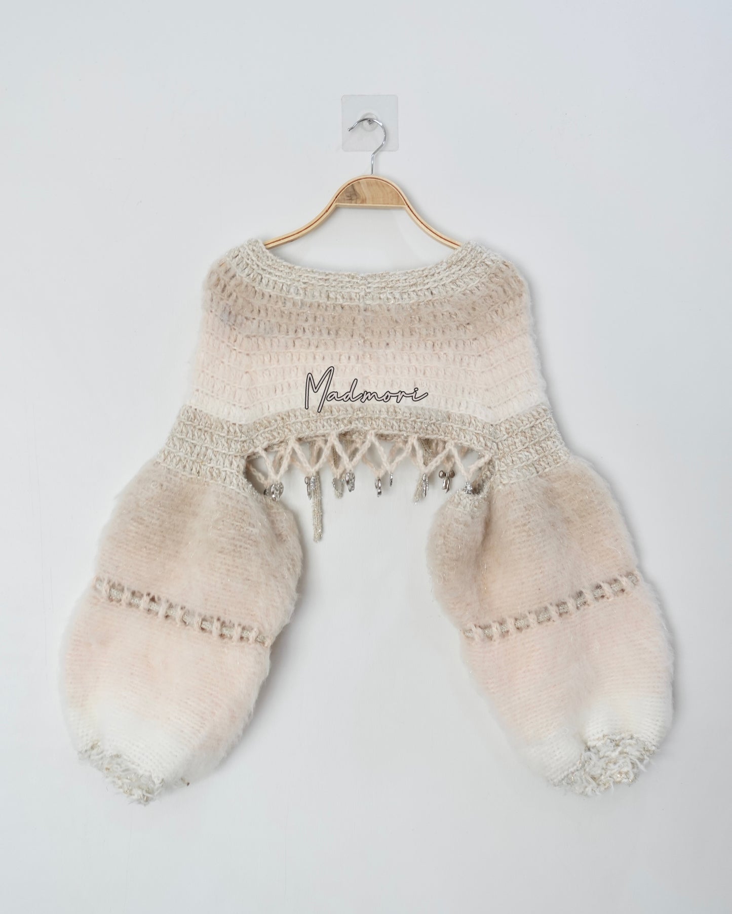 Madmori Ballet Ribbon Sleeves「Ivory cream color」