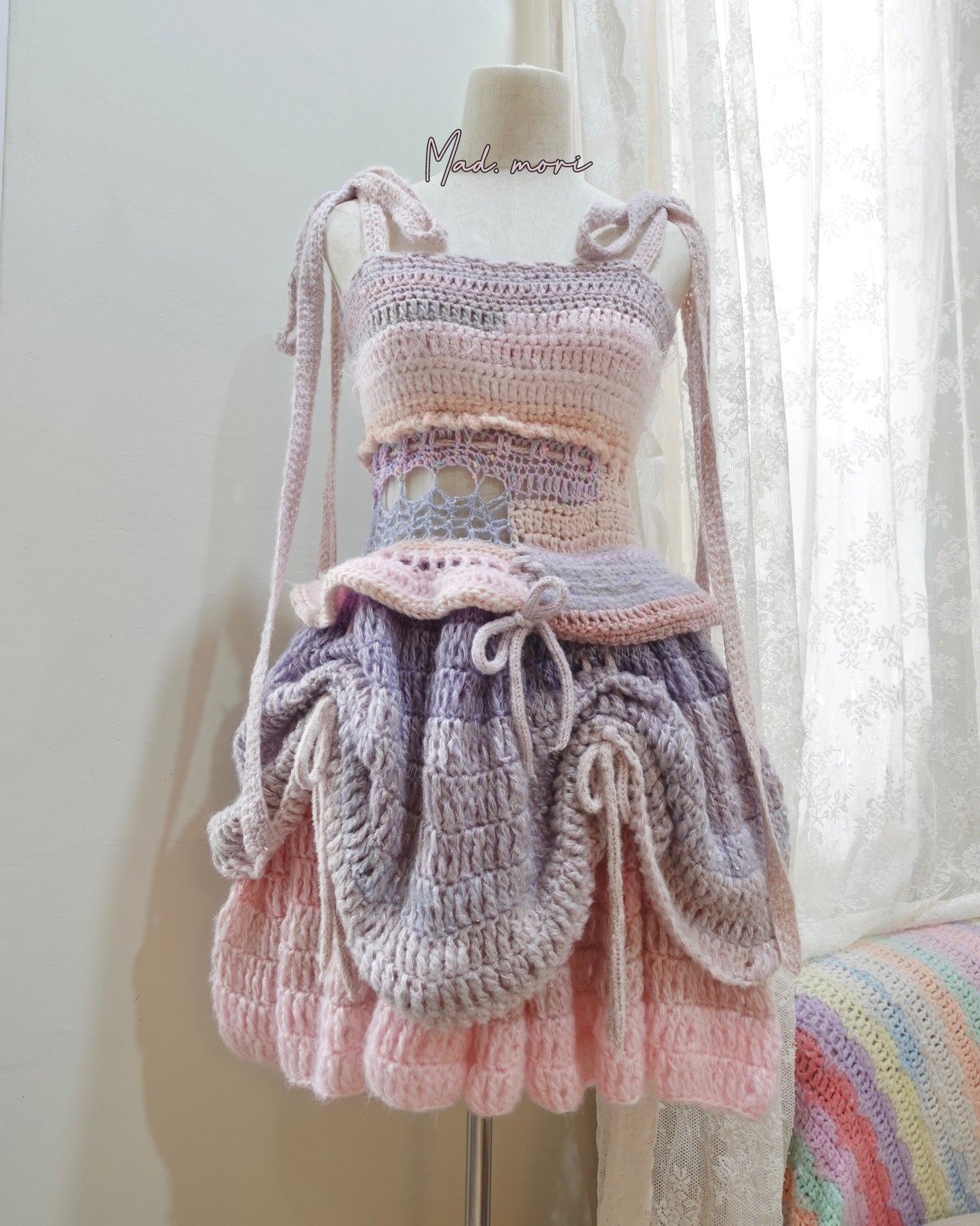 Fairy Layered Dress「Pastel purple/pink color」