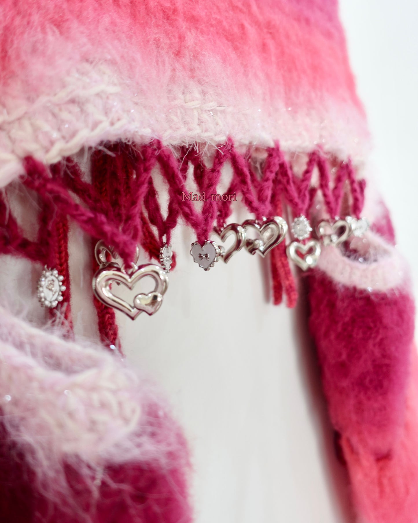 Madmori Ballet Ribbon Sleeves「Magenta Pink color」