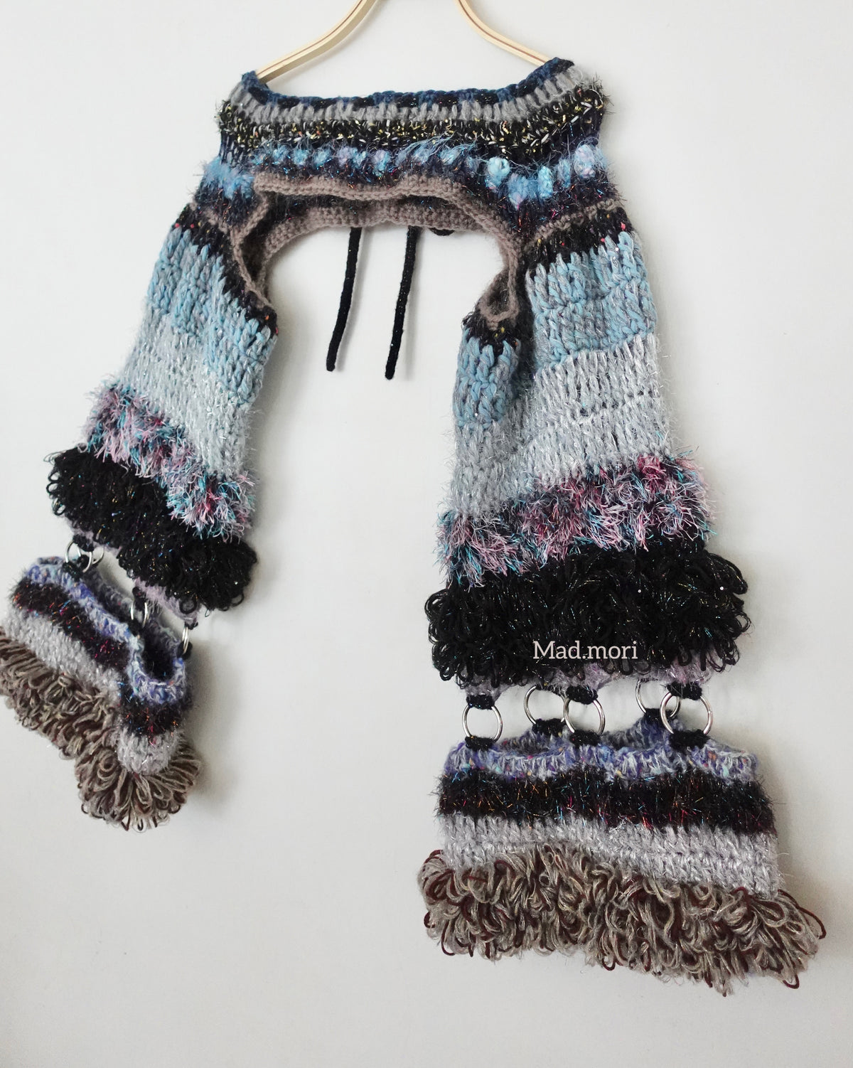 Madmori Fluffy cupcakes shrug top 「Midnight color」