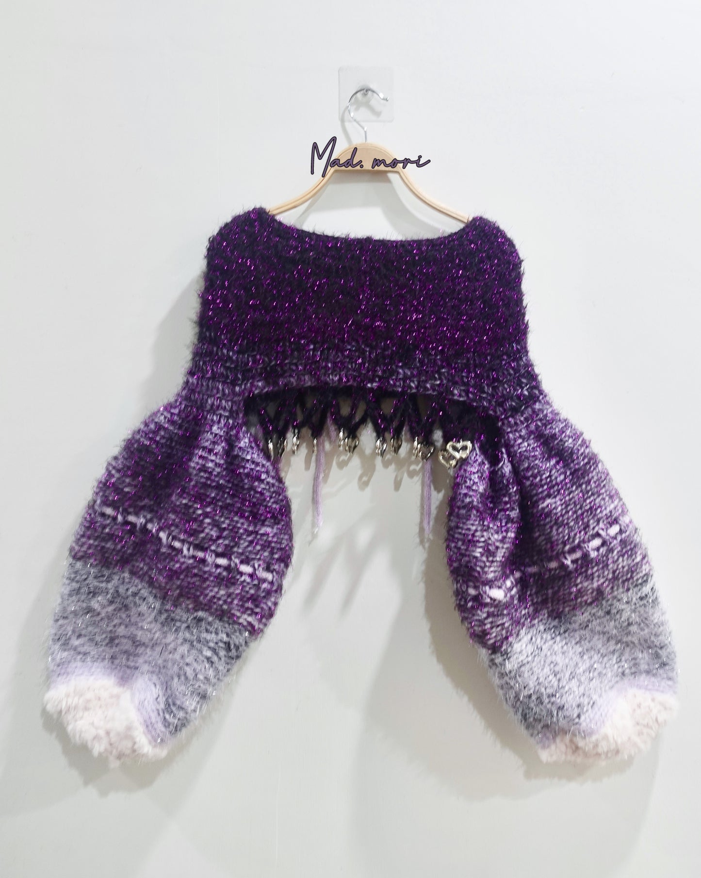 Madmori Ballet Ribbon Sleeves「Magic Deep Purple Color」