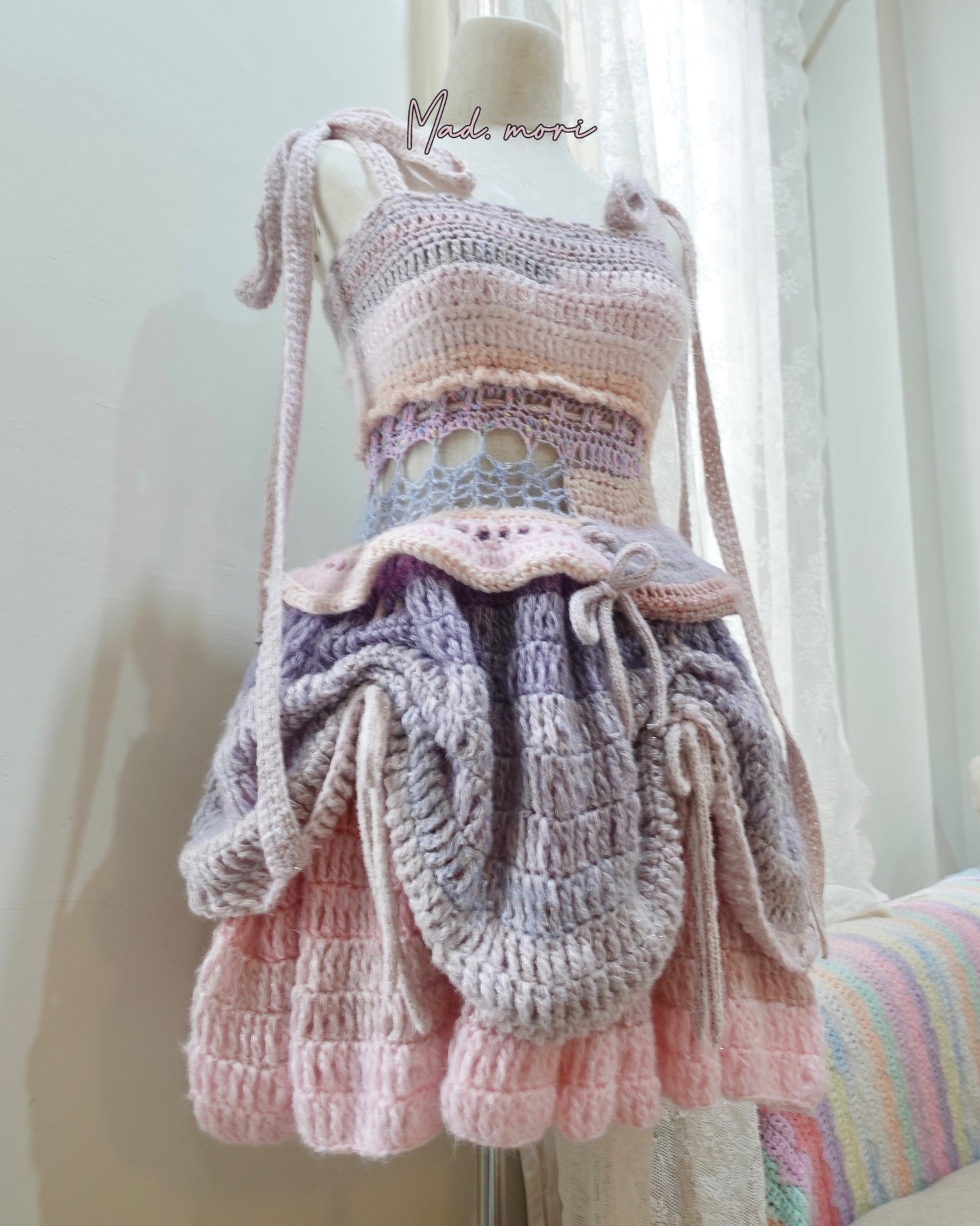 Fairy Layered Dress 「 Rainbow color」