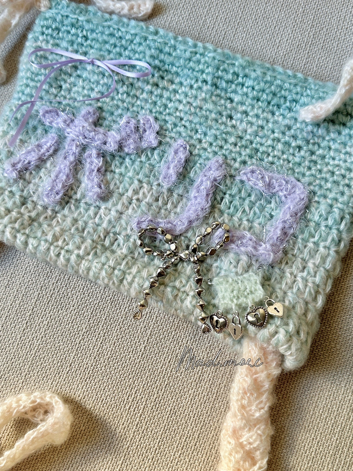 Madmori Baby Cat Ear Beanie「Blue Purple color」