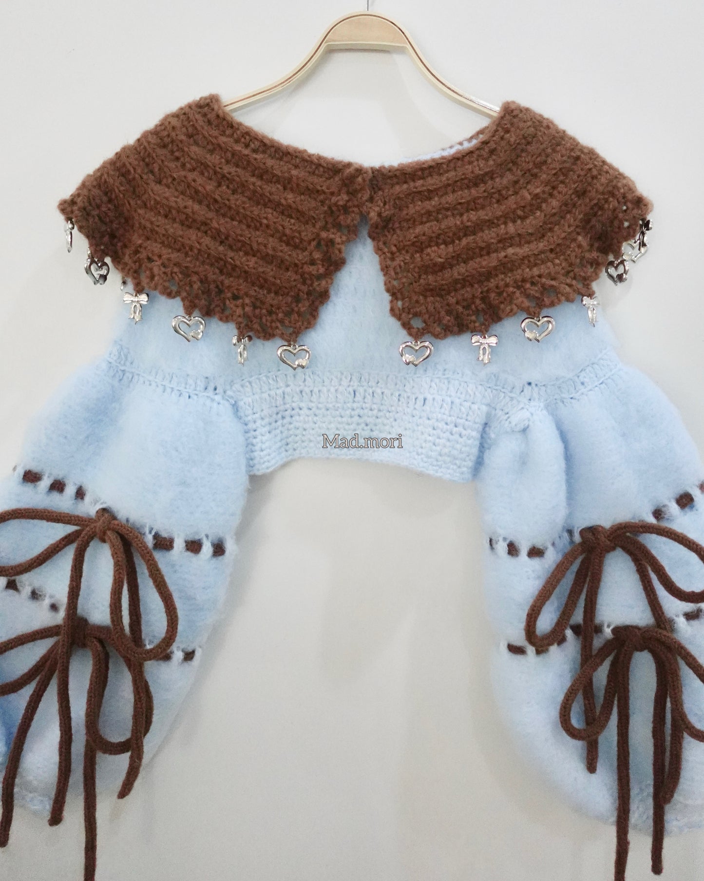 𖧷Ballet Swanlake Collar Top 𖧷 「Toffee Cloud color」