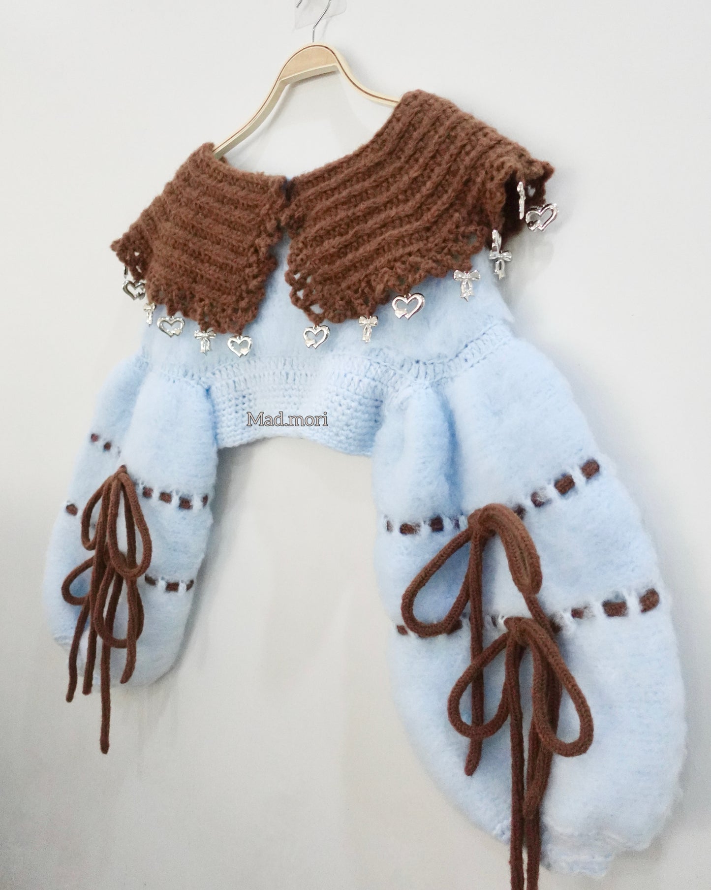 𖧷Ballet Swanlake Collar Top 𖧷 「Toffee Cloud color」