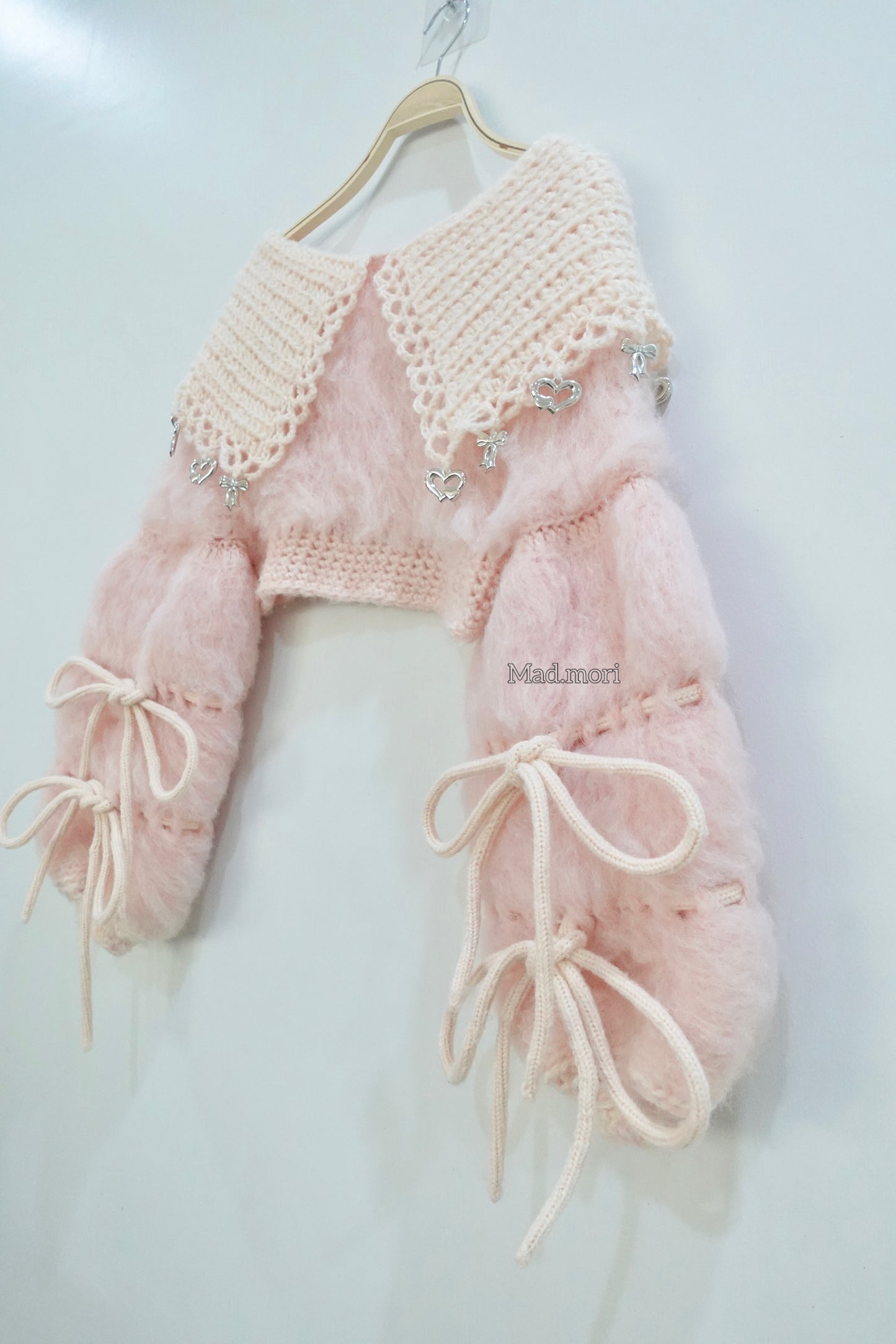 𖧷Ballet Swanlake Collar Top 𖧷 「Lychee Milk color」