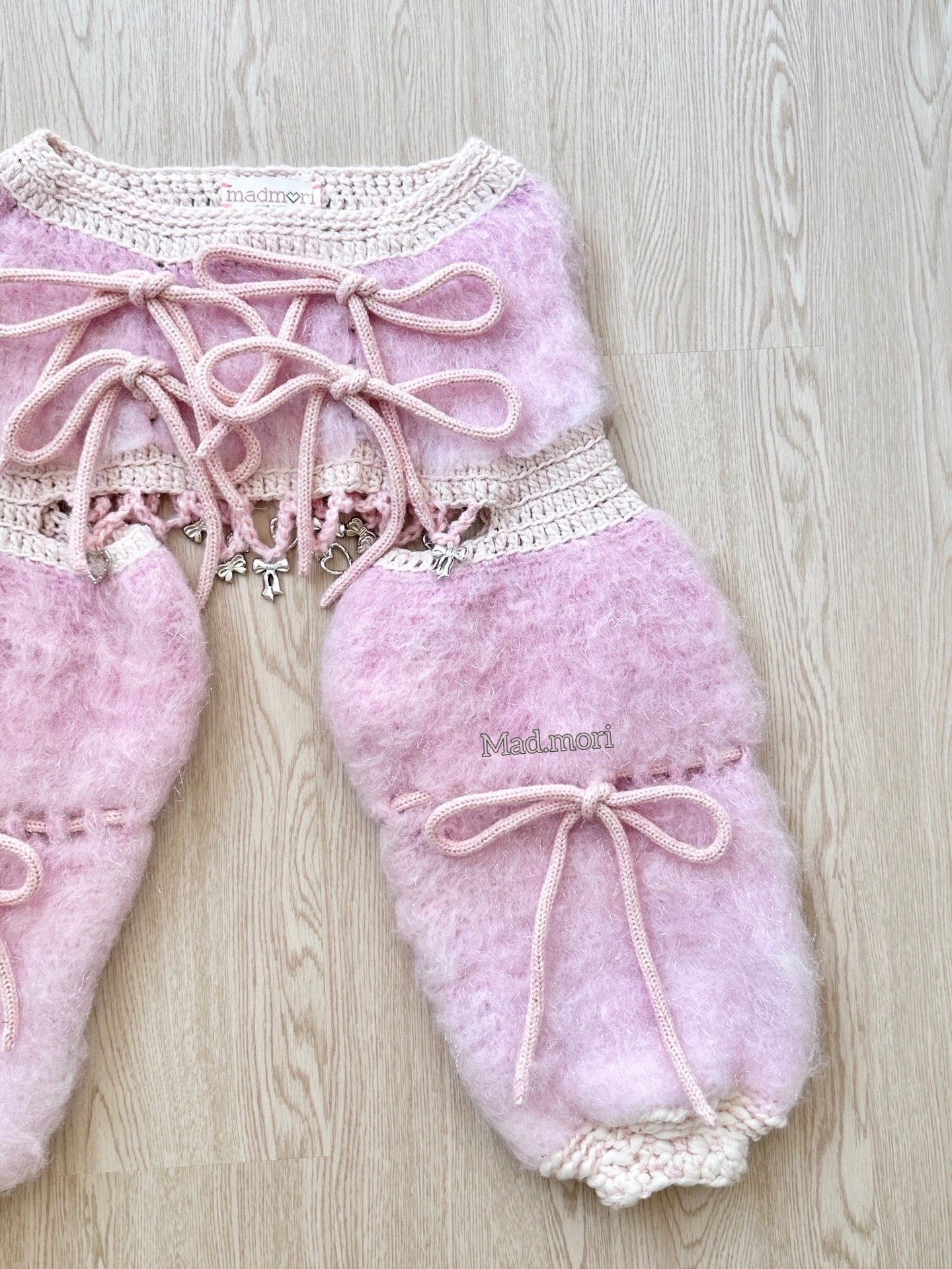 Madmori Ballet Ribbon Sleeves「Sakura color」