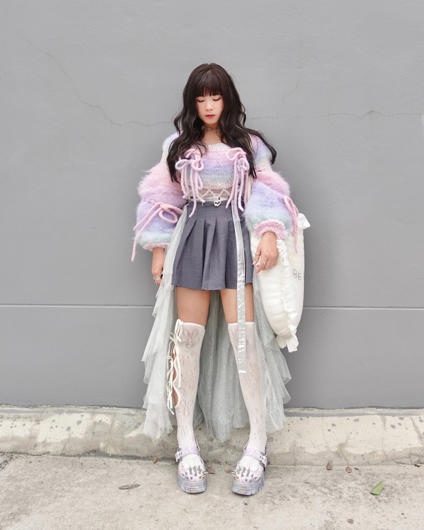 Madmori Ballet Ribbon Sleeves「Unicorn color」limited color ﾟ.*･