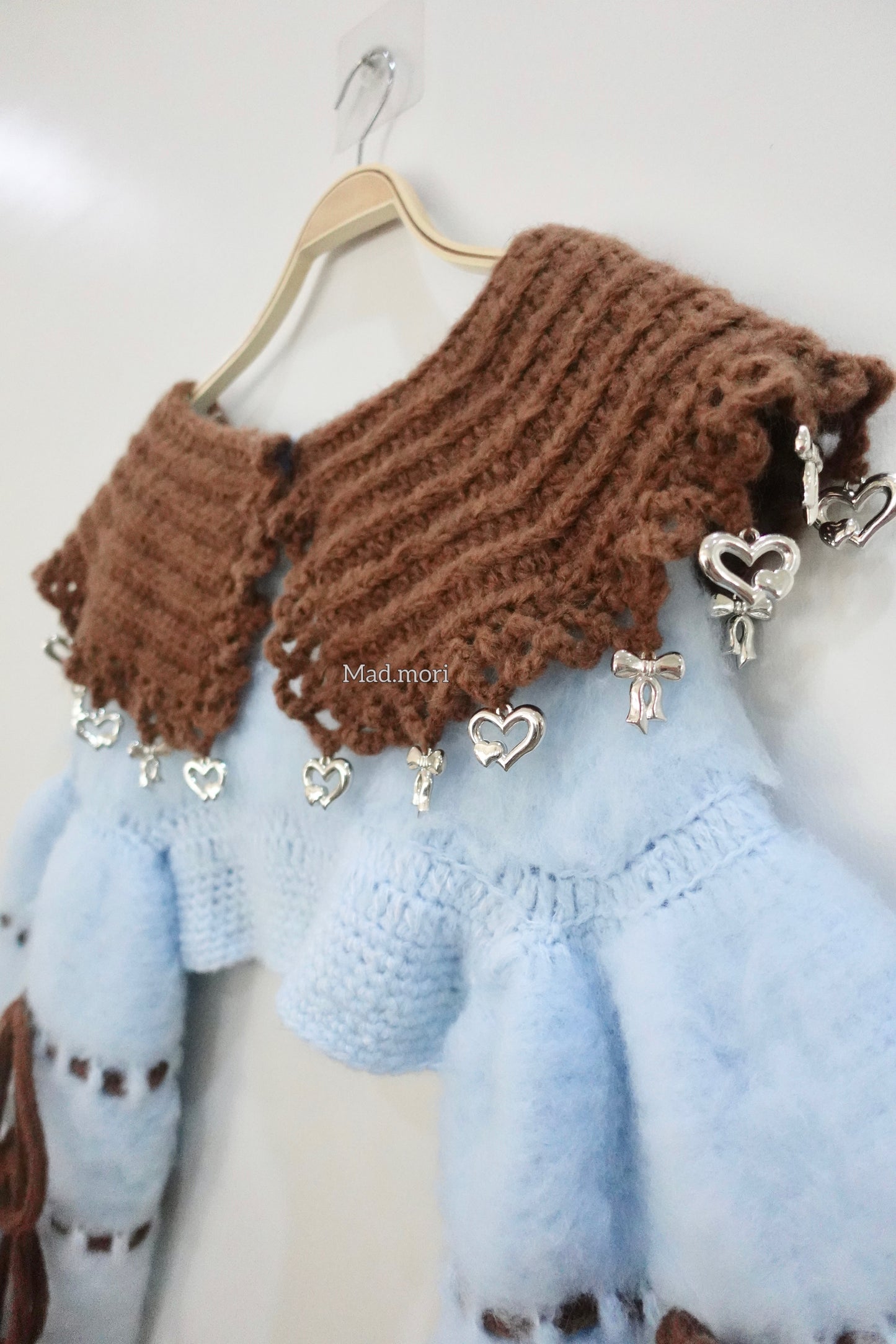 𖧷Ballet Swanlake Collar Top 𖧷 「Toffee Cloud color」