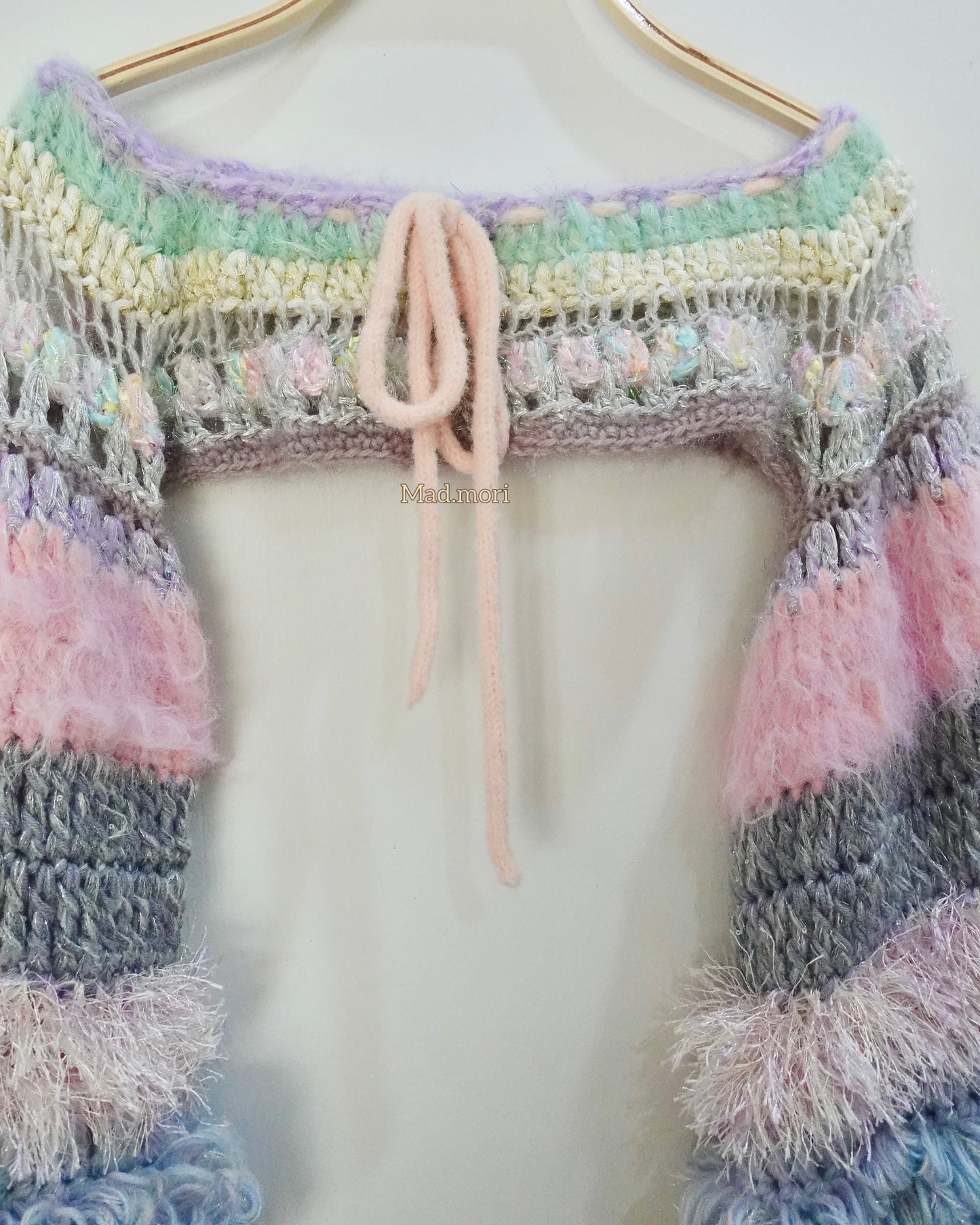 Madmori Fluffy cupcakes shrug top 「Spring color」