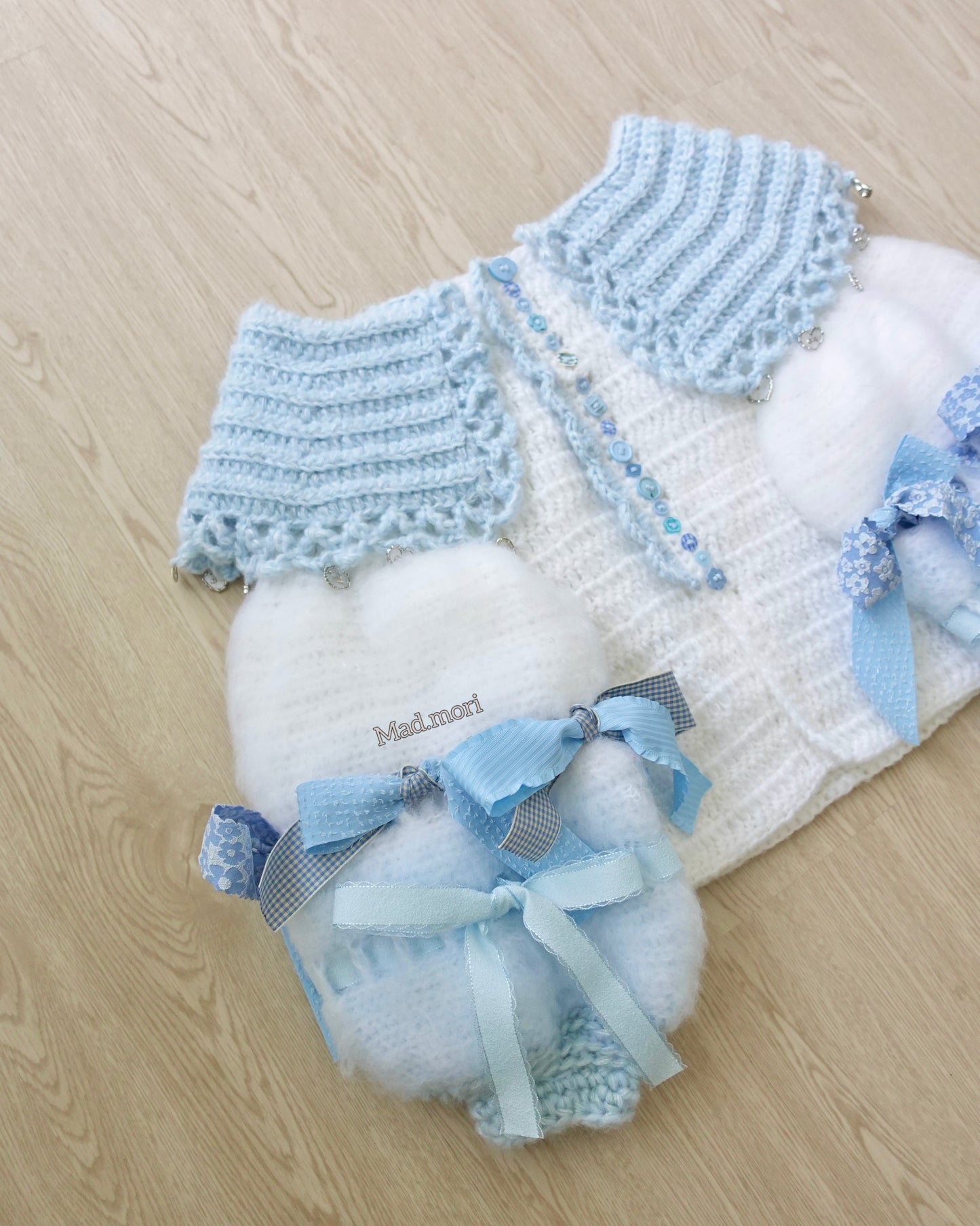 Lunar Peterpan Top「Baby Clound Blue」૮꒰ ˶• ༝ •˶꒱ა ♡🫧𓇼𓏲*ੈ✩‧₊˚🎐