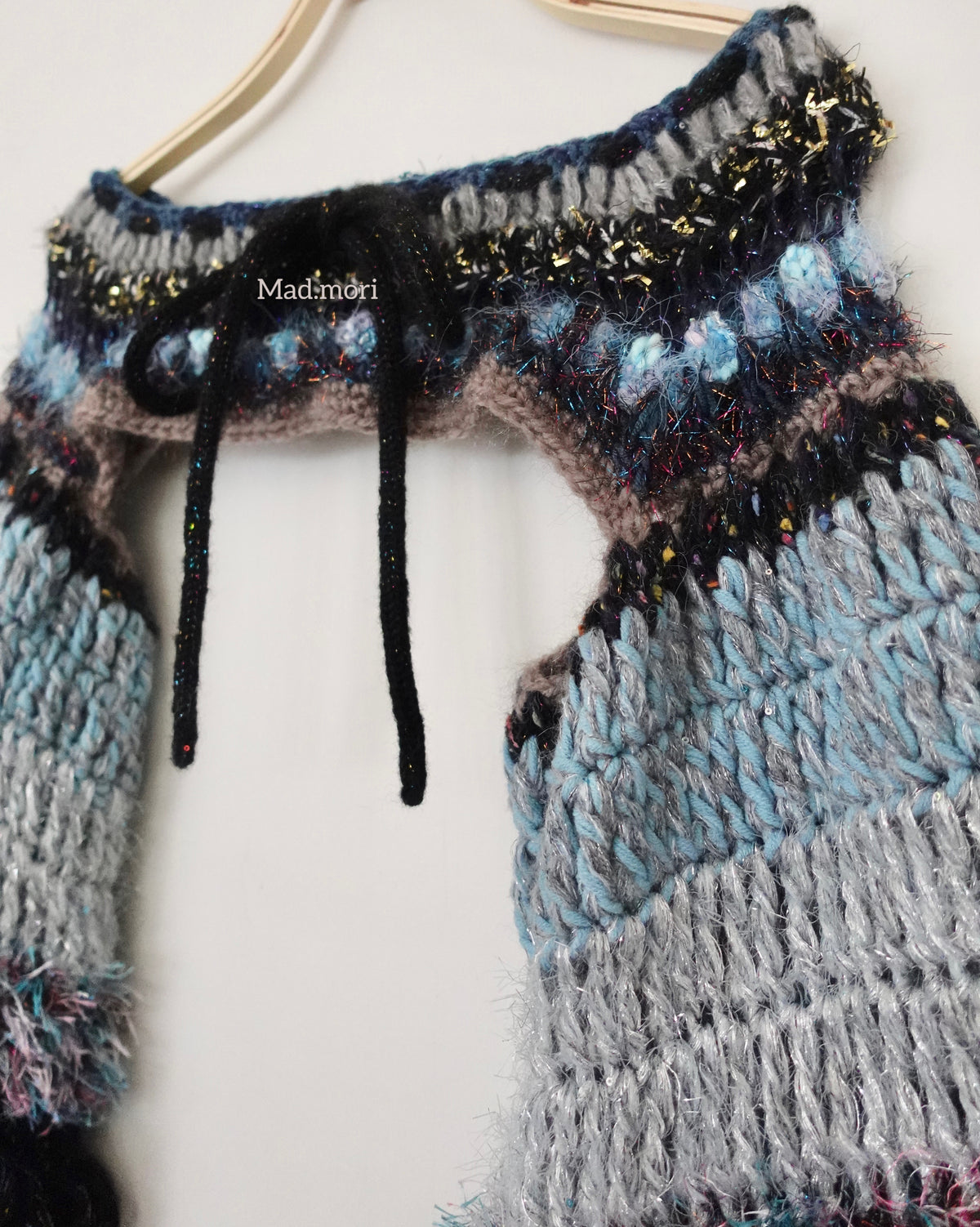 Madmori Fluffy cupcakes shrug top 「Midnight color」